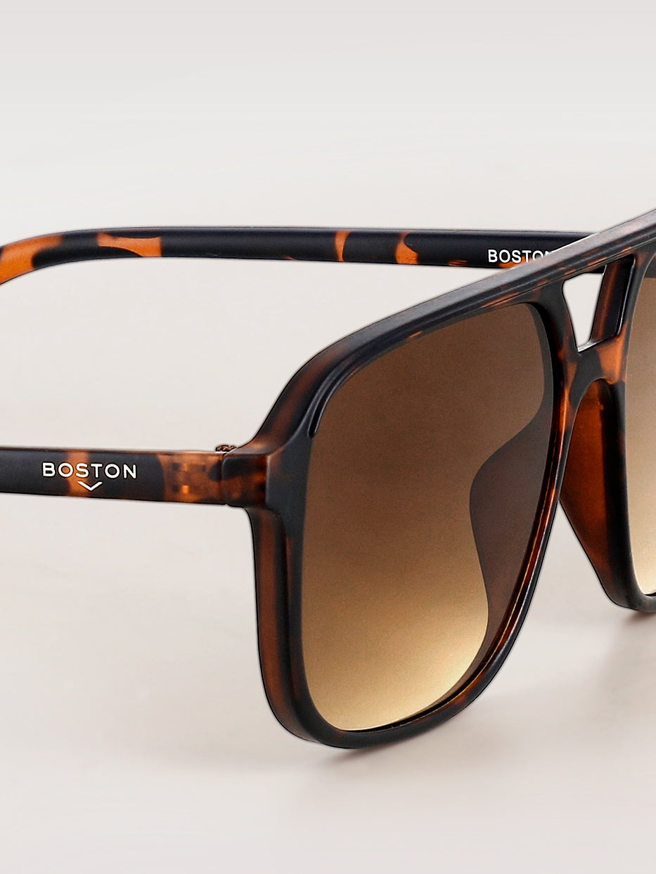 Tortoise shell aviator glasses