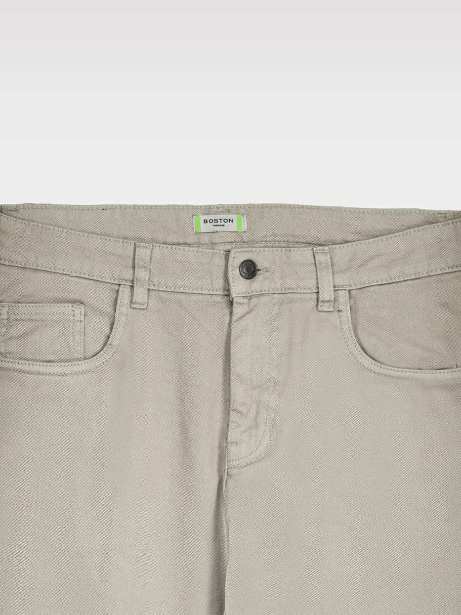 Five-pocket tapered trousers