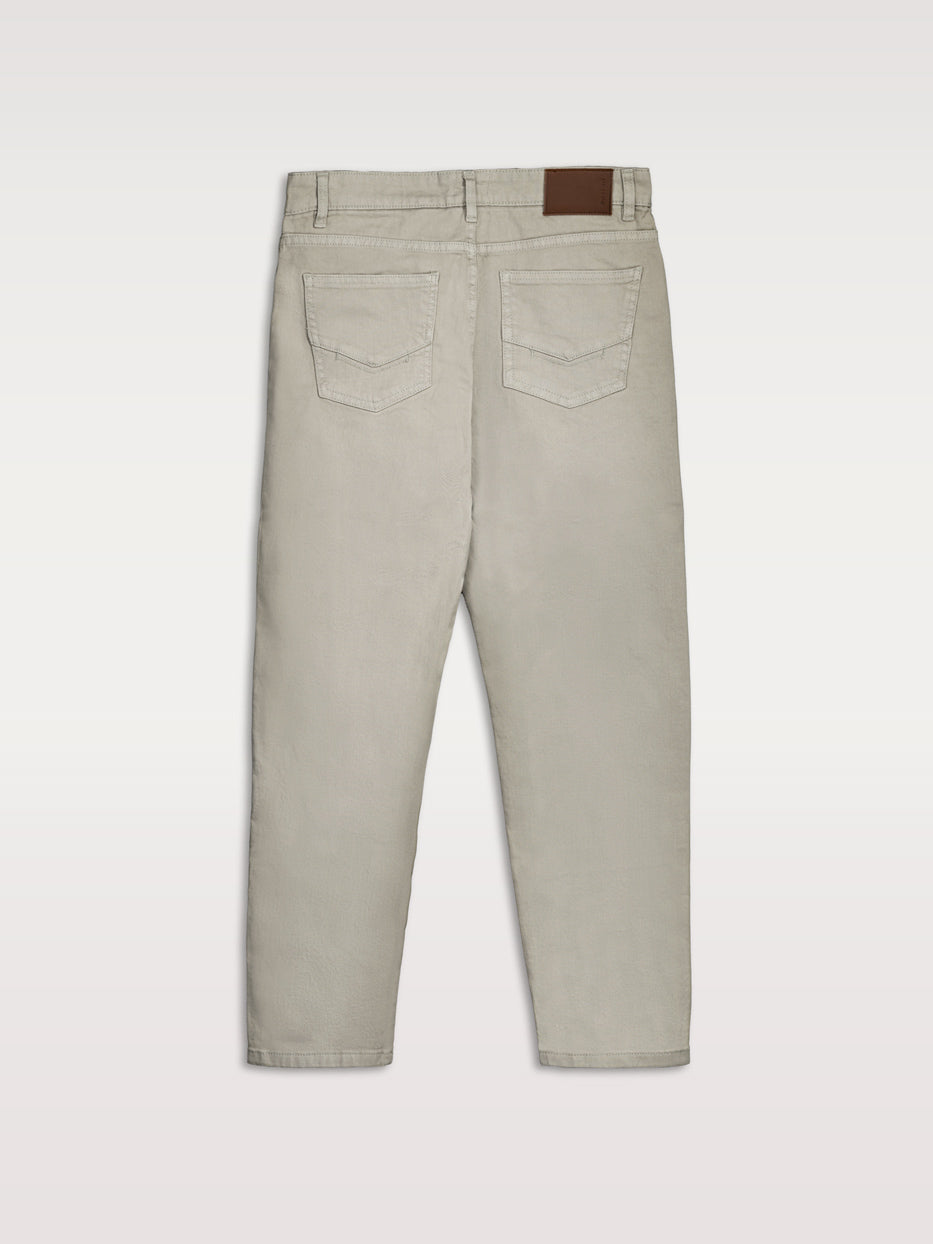 Five-pocket tapered trousers