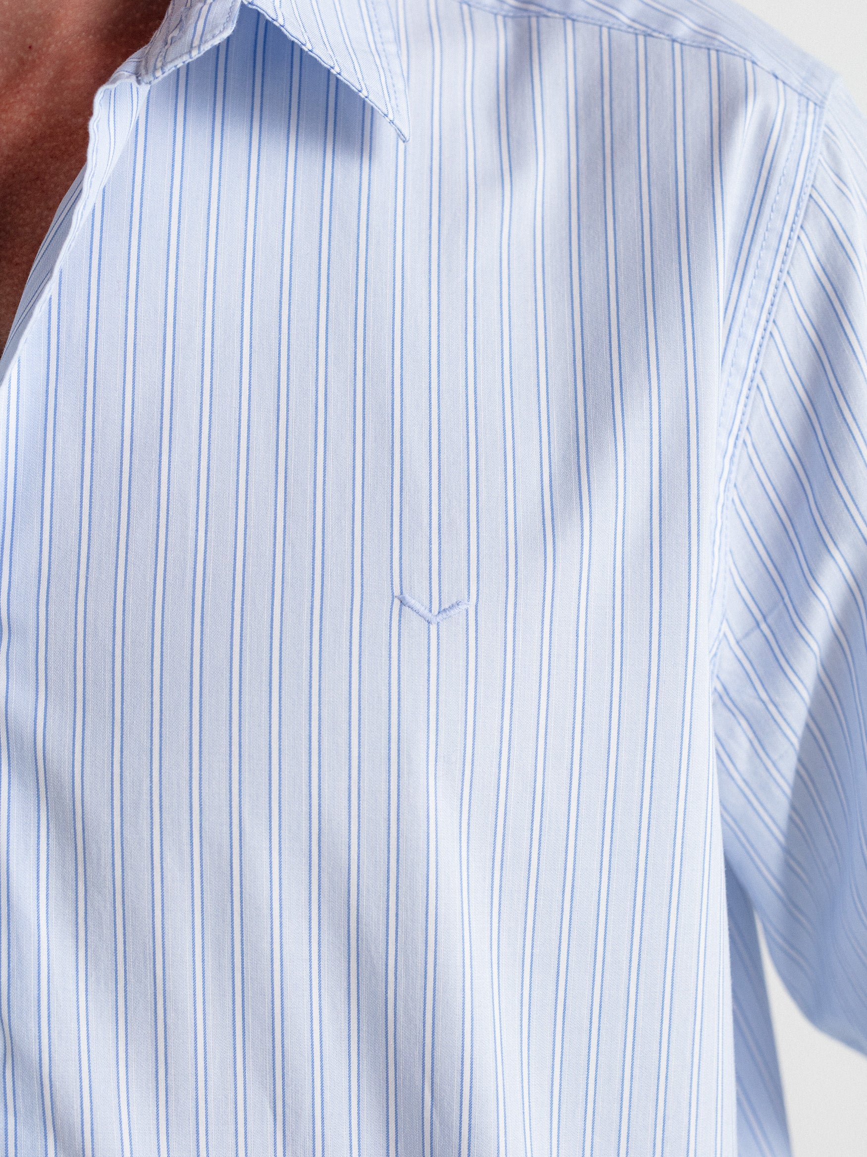 Relaxed fit striped shirt