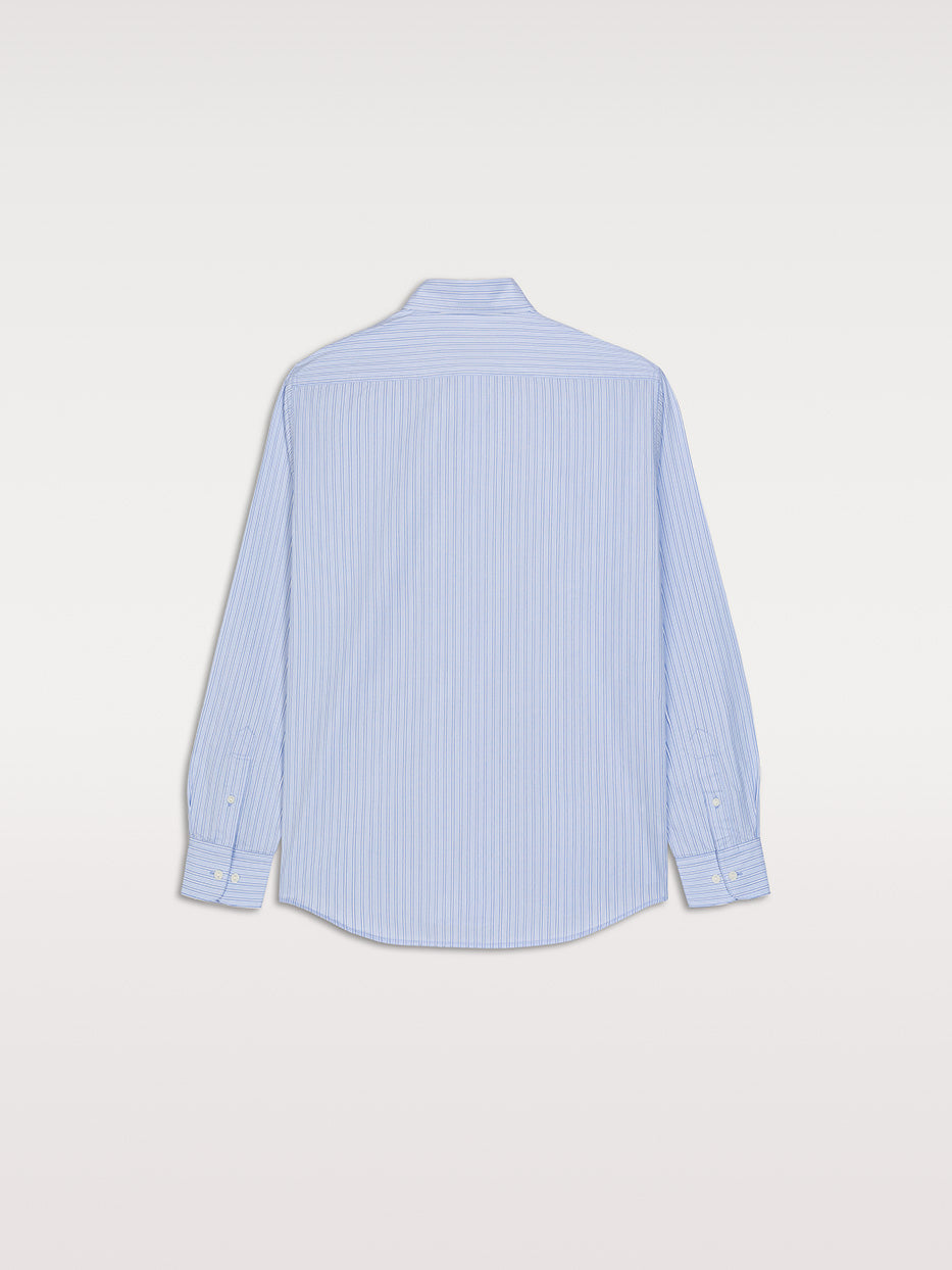 Relaxed fit striped shirt