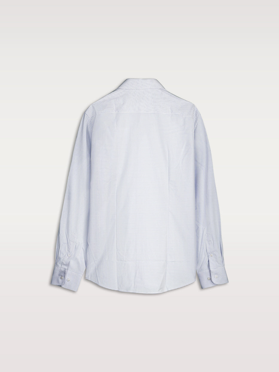 Bamboo shirt with horizontal stripes
