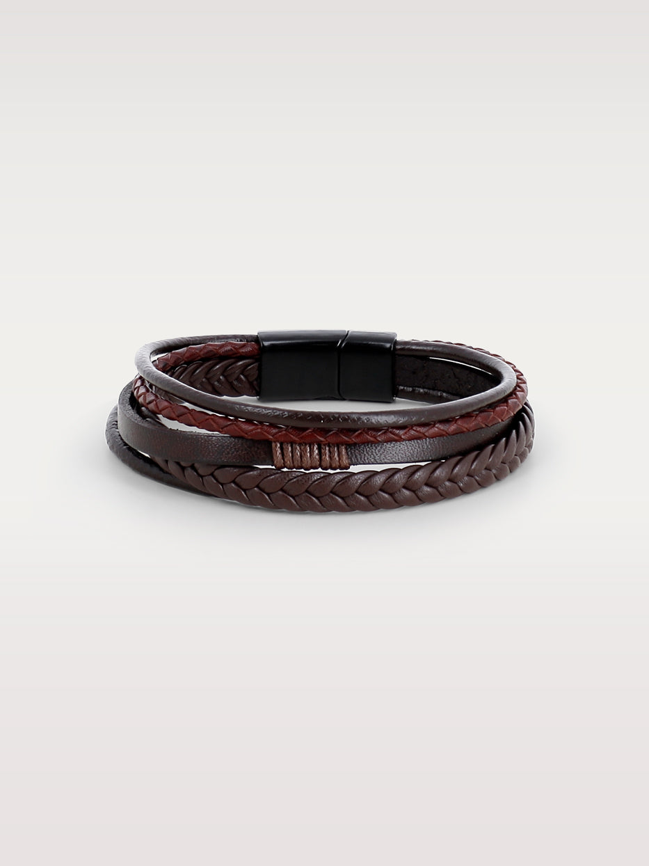 Braided and plain bracelet pack