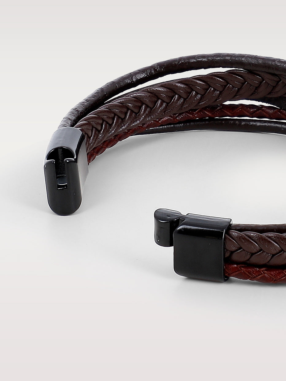Braided and plain bracelet pack