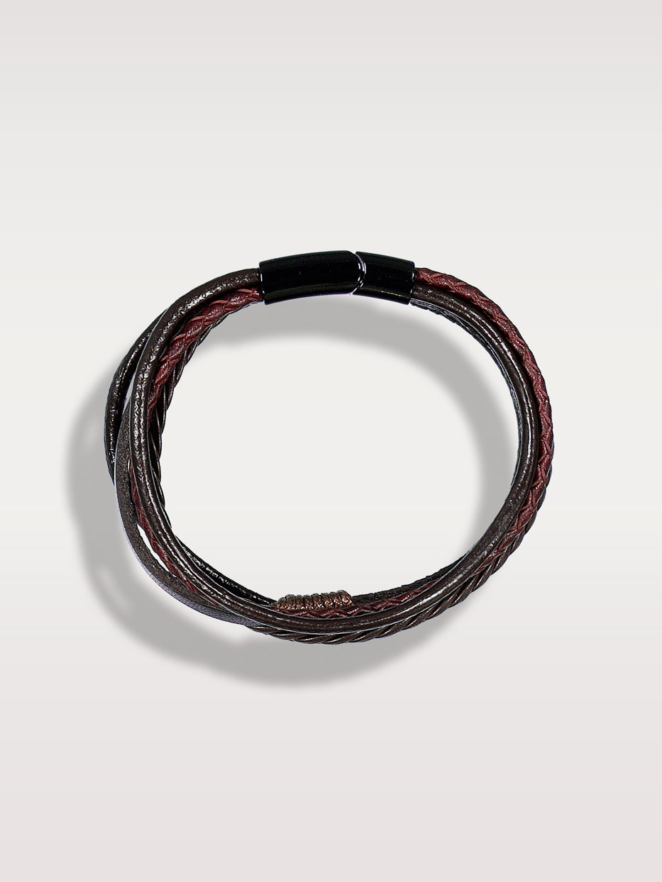 Braided and plain bracelet pack