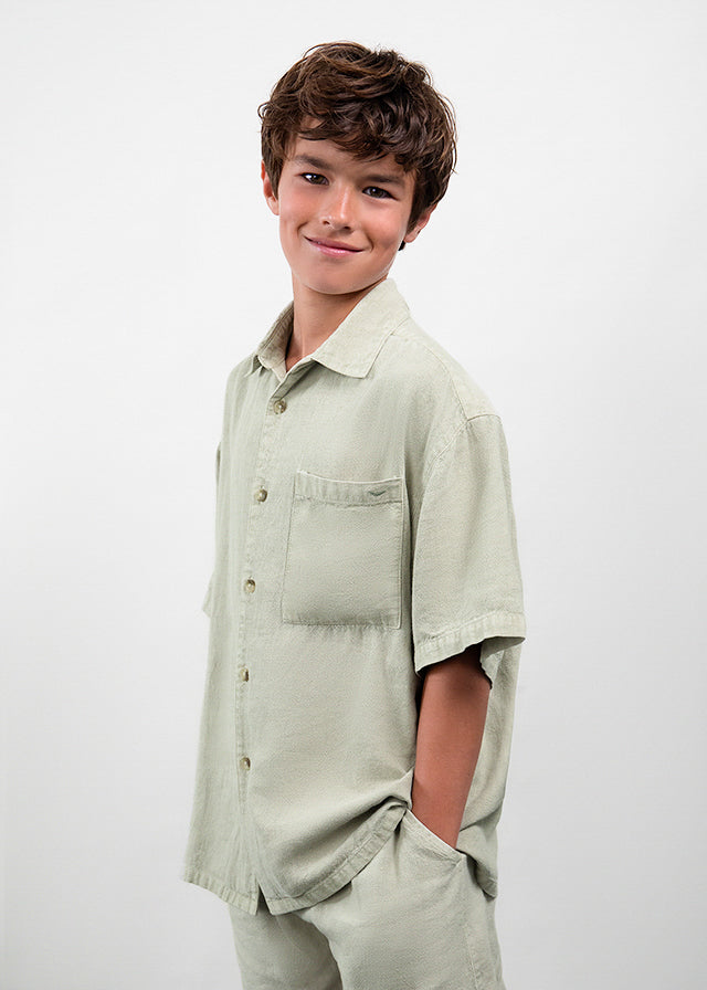 Camisa niño lino The Boston Kids