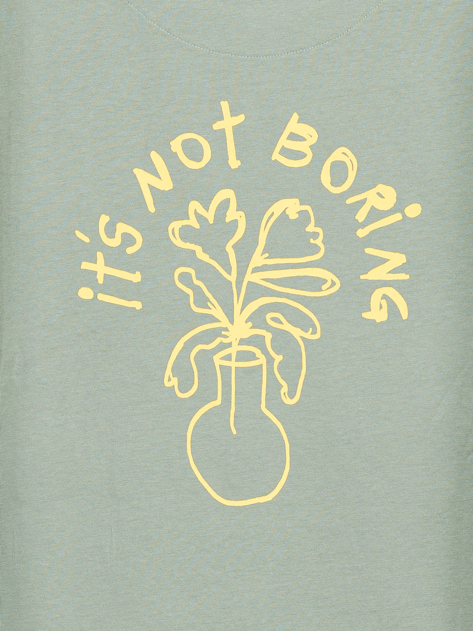 'It's not boring' comfort t-shirt