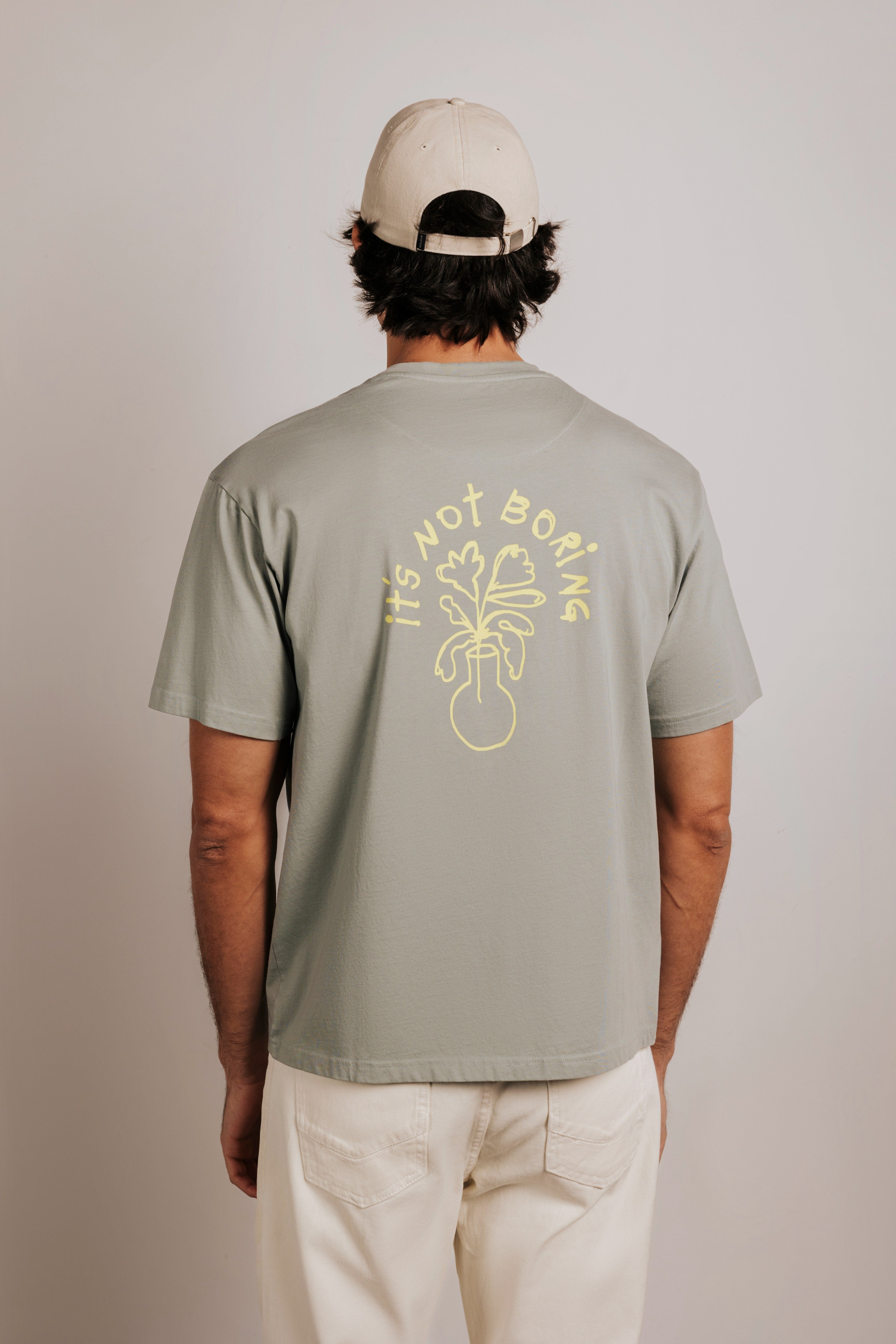 'It's not boring' comfort t-shirt