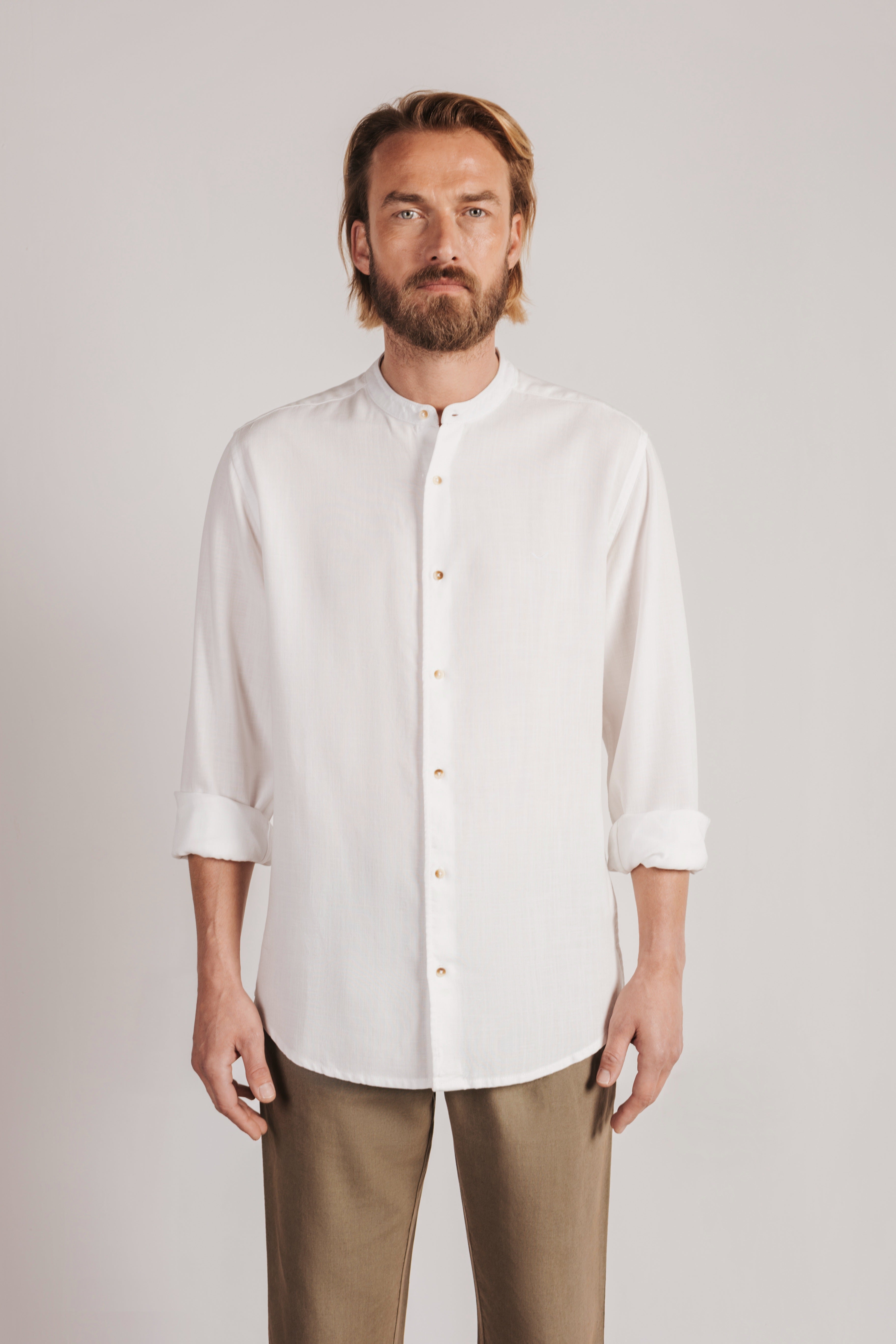 Mao linen shirt
