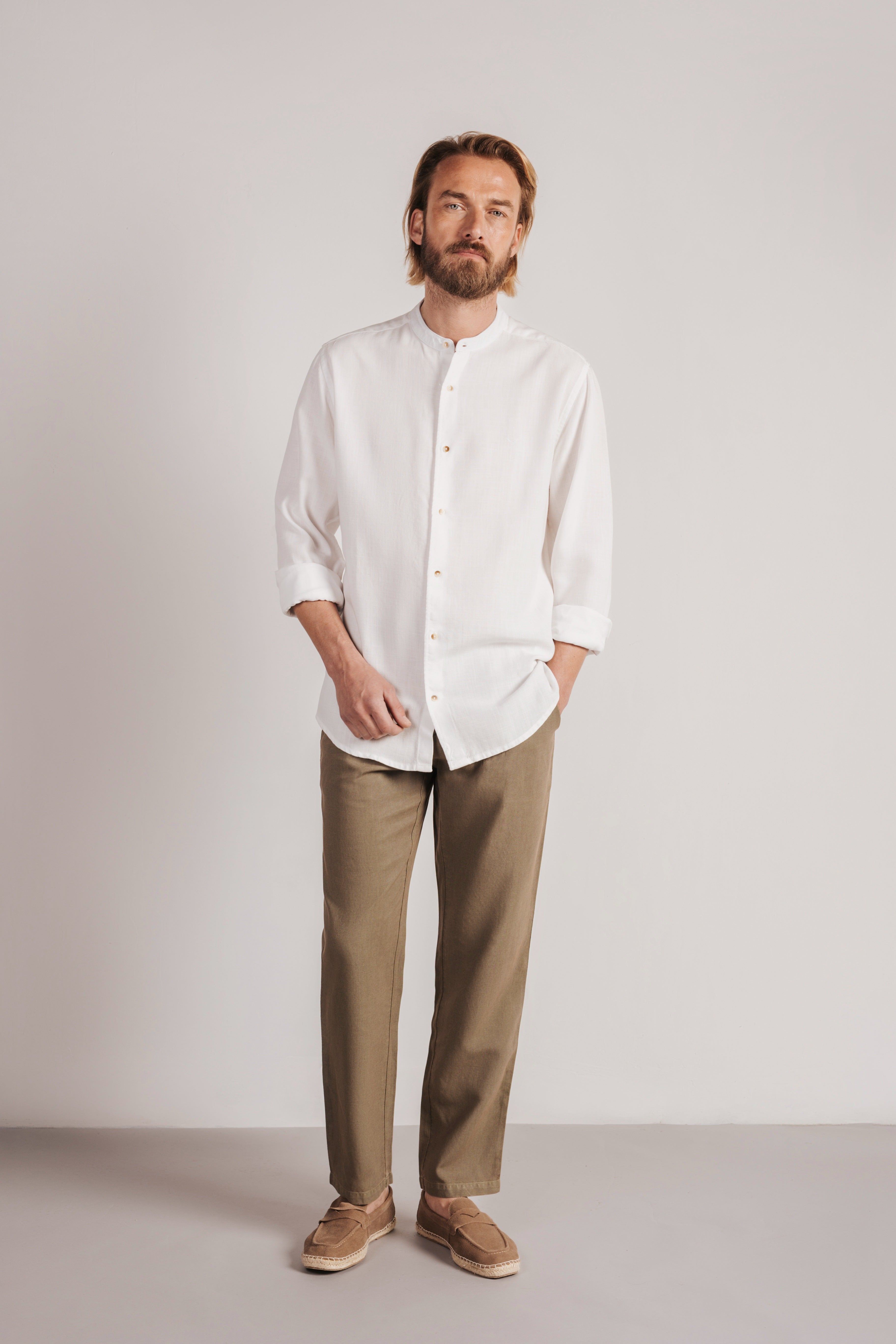 Mao linen shirt