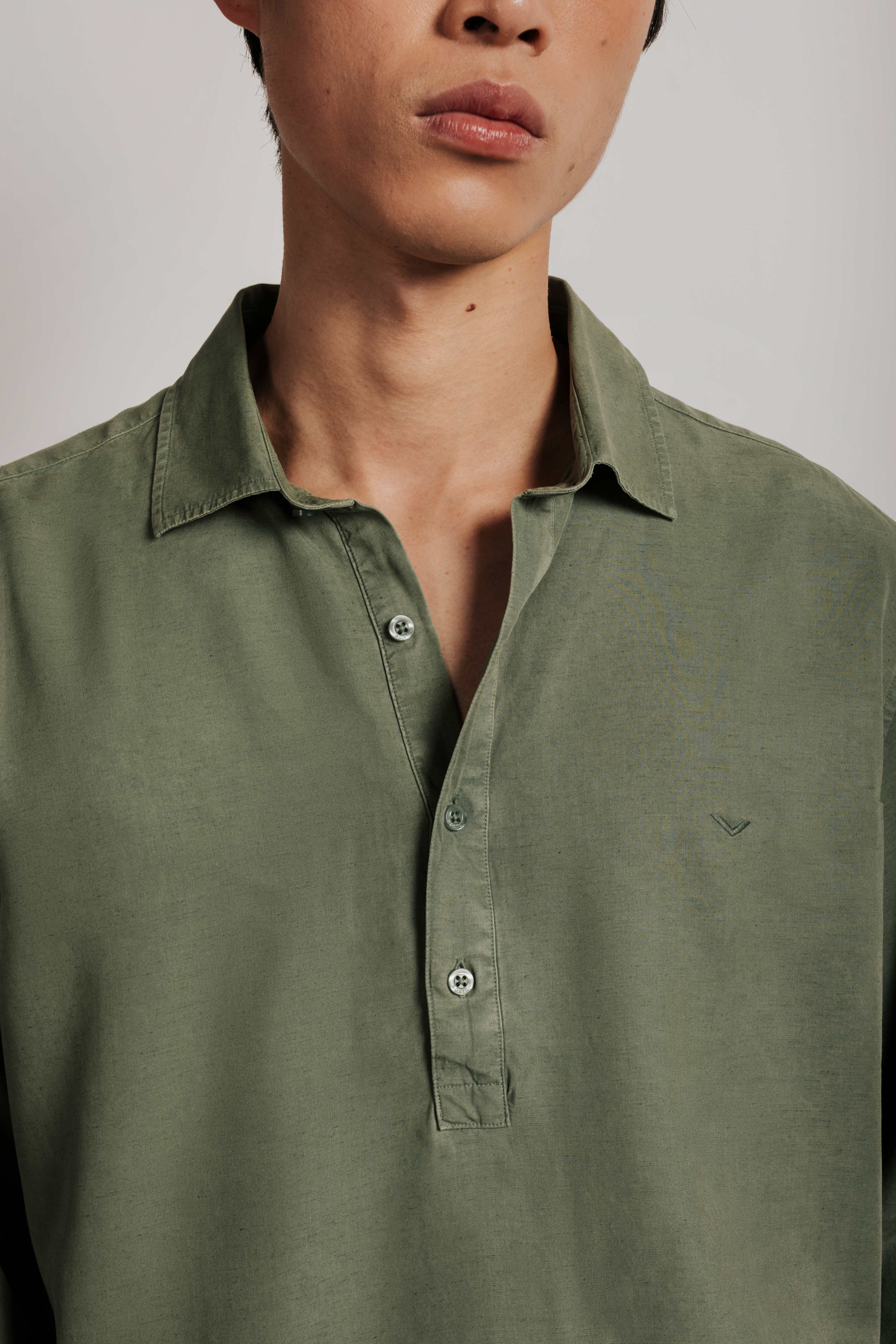Tencel polo shirt