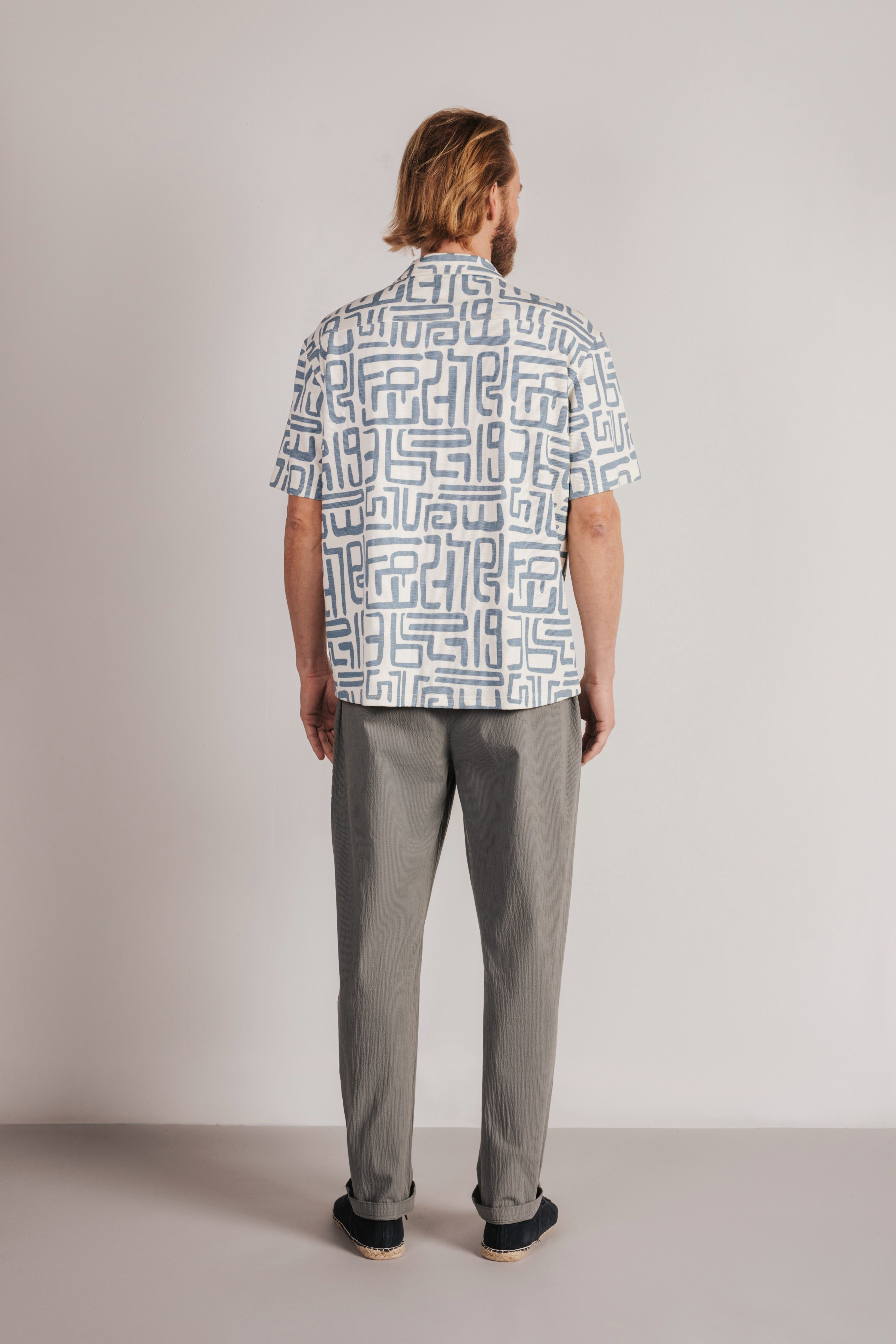 Printed knit shirt