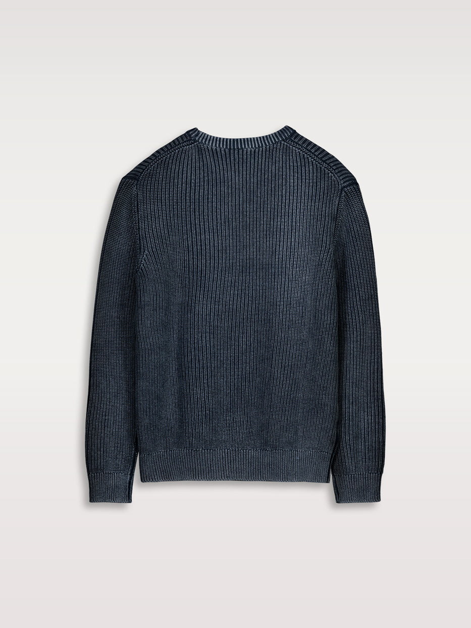 Washed effect sweater