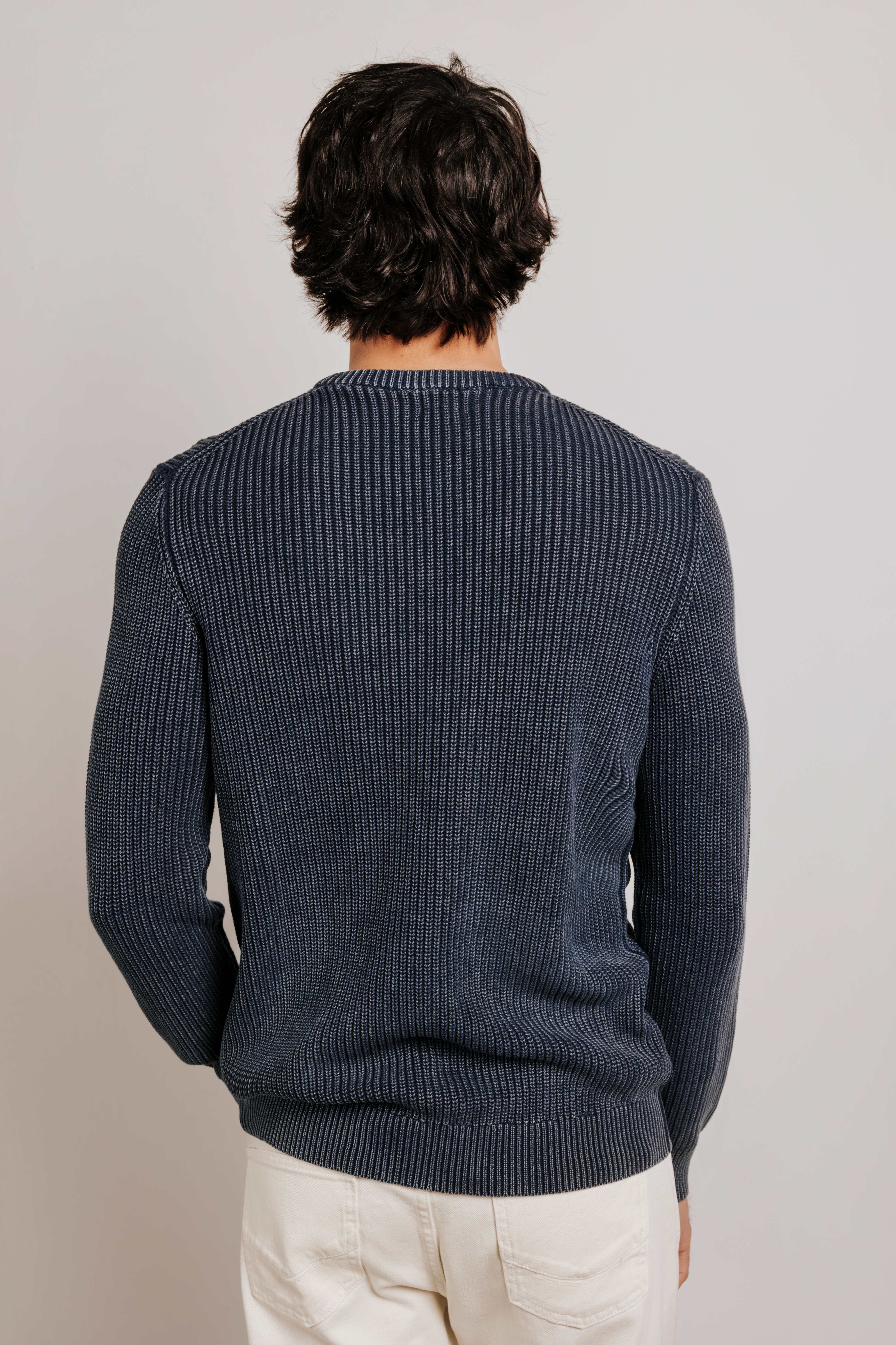 Washed effect sweater