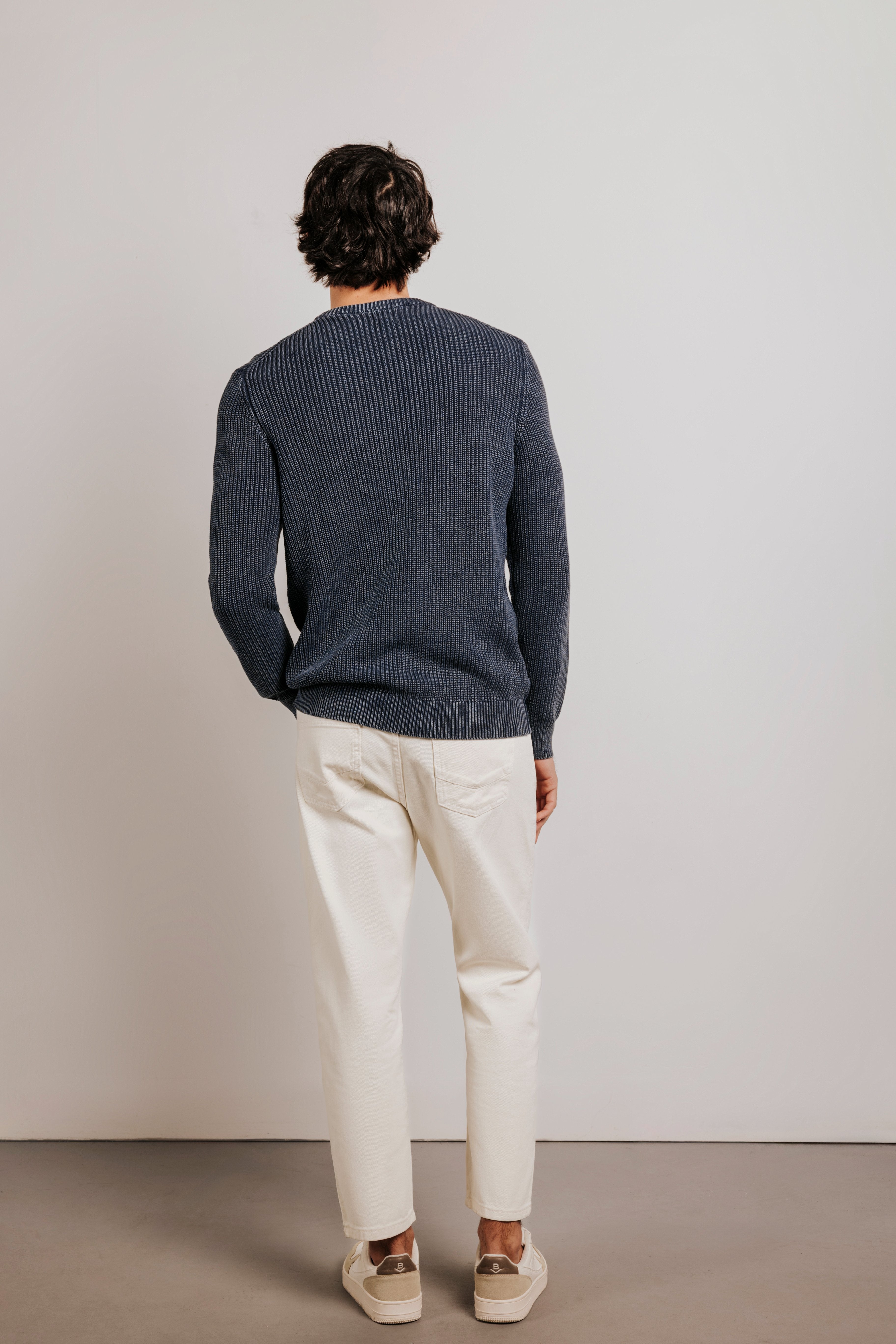 Washed effect sweater