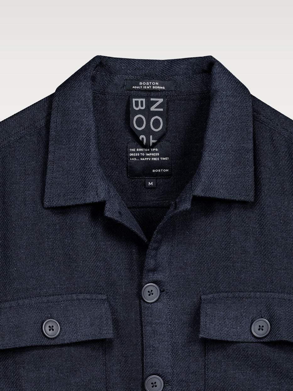 Linen overshirt