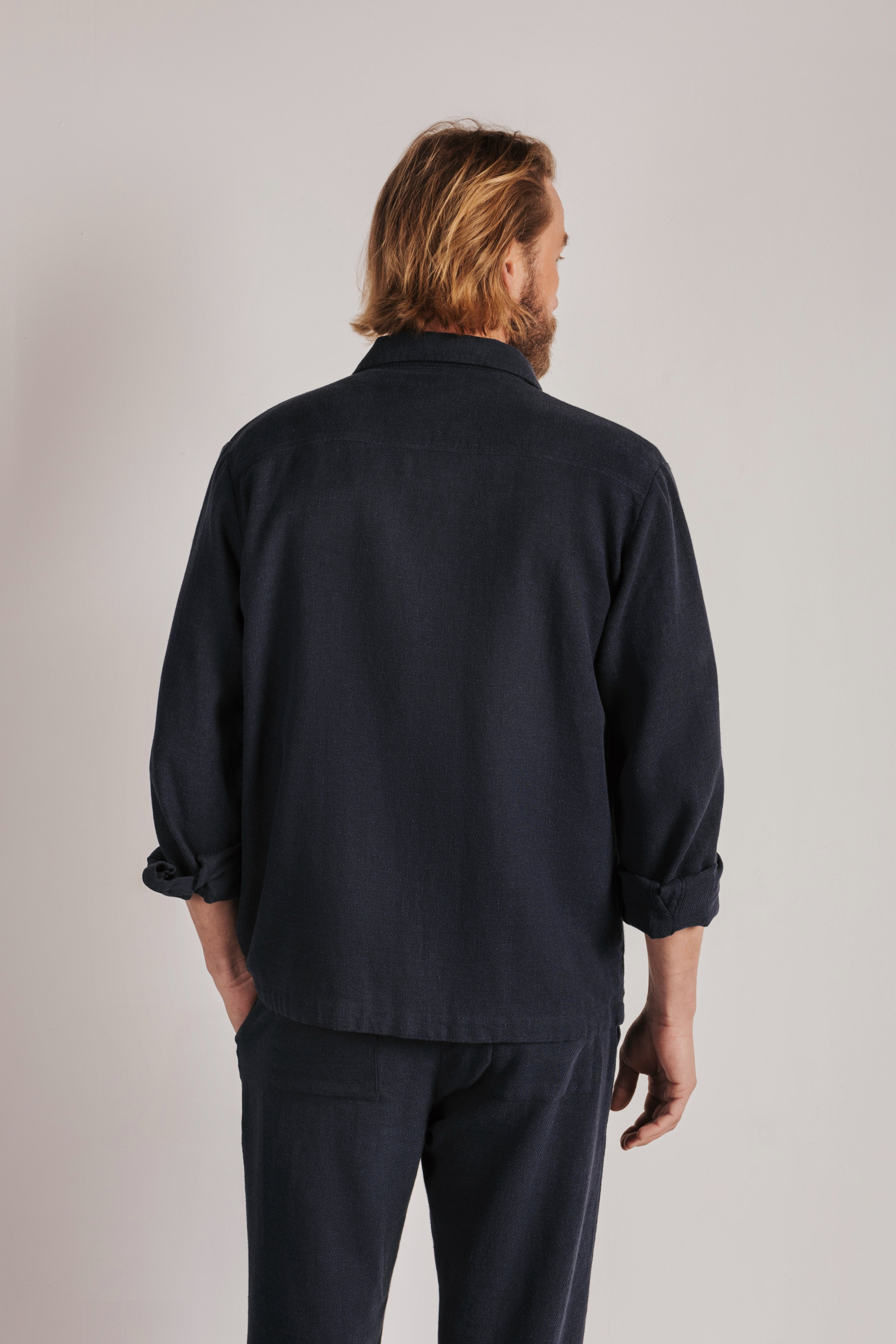 Linen overshirt