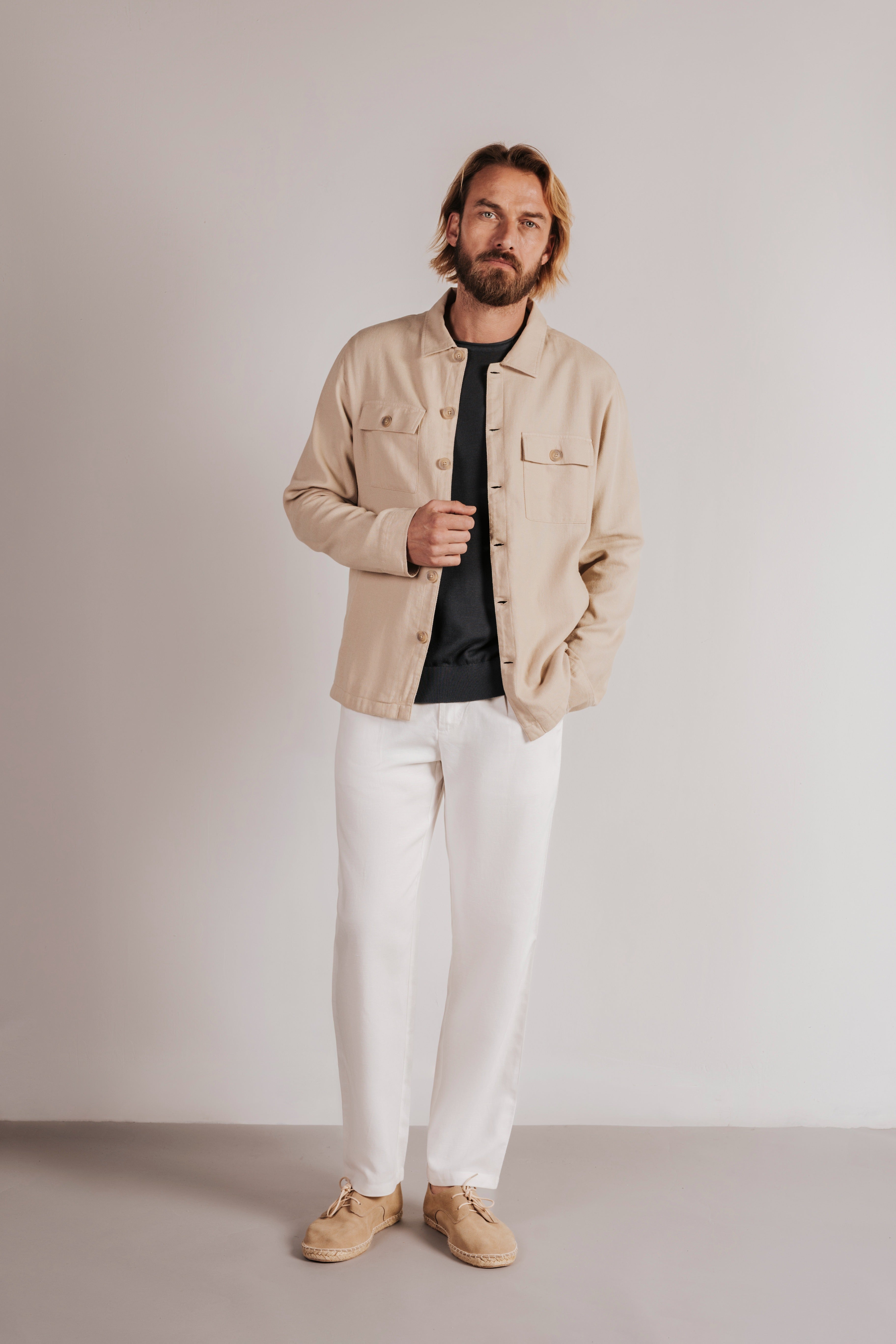 Linen overshirt