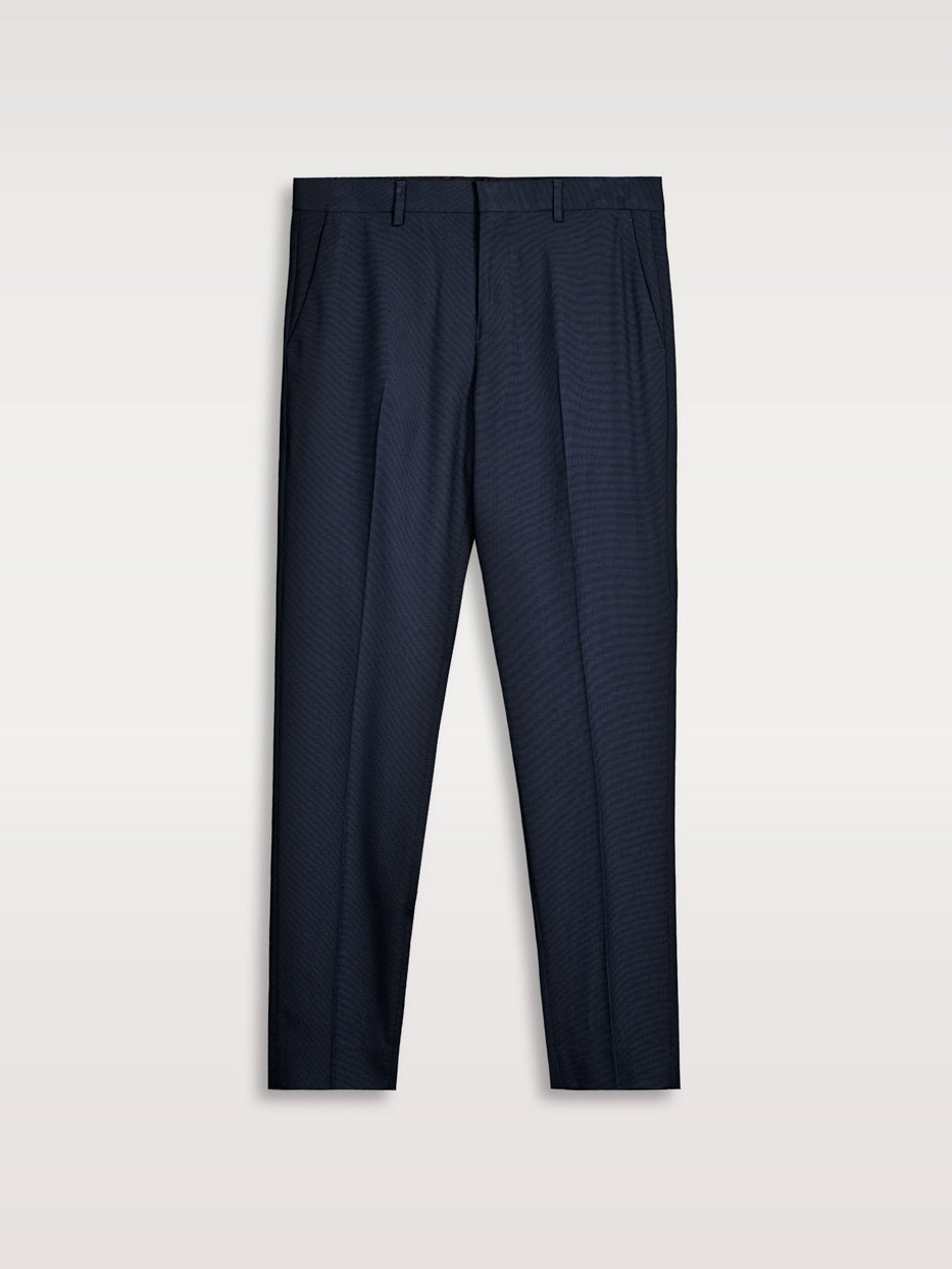 Plain, faux-tailor pants