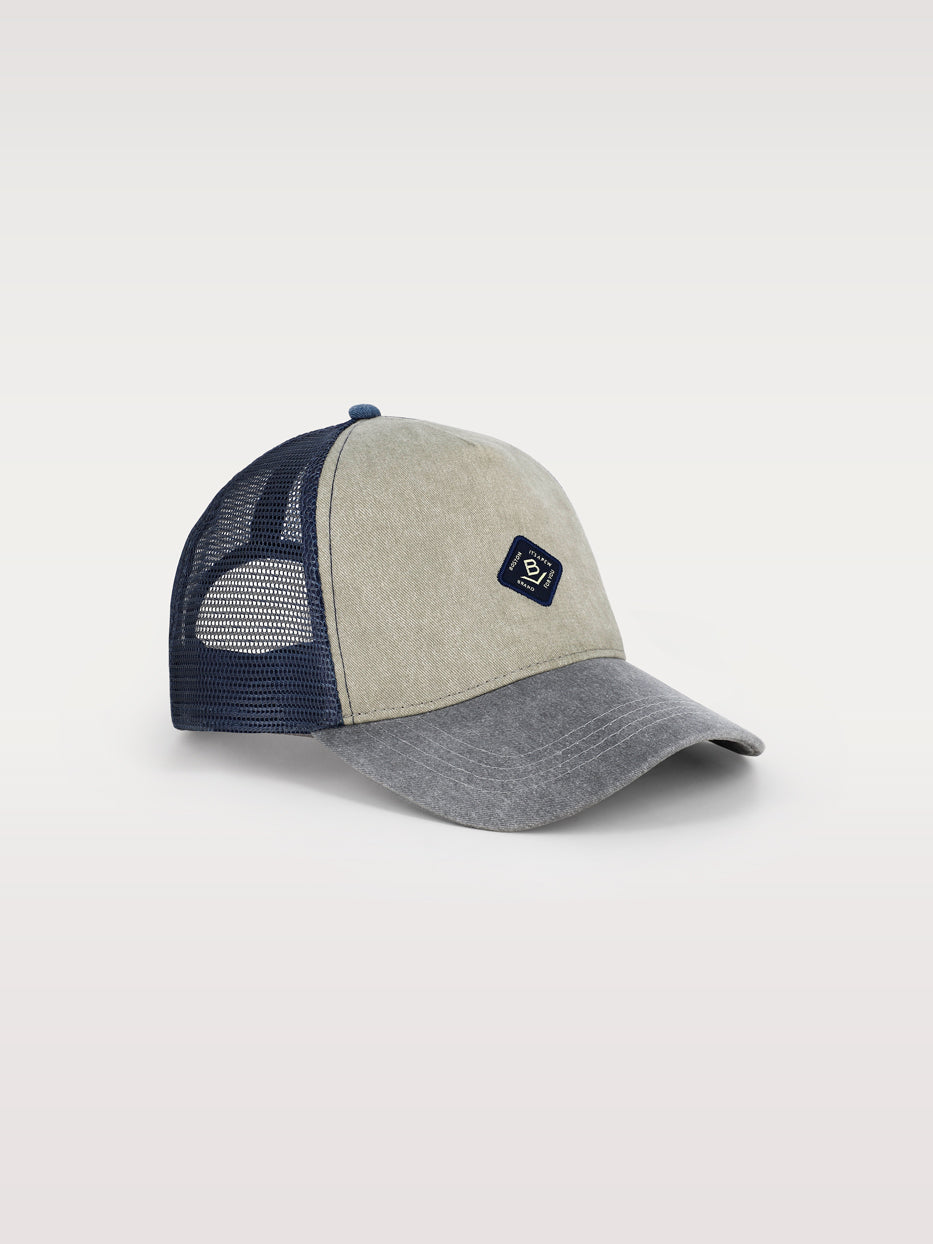 Mesh canvas cap