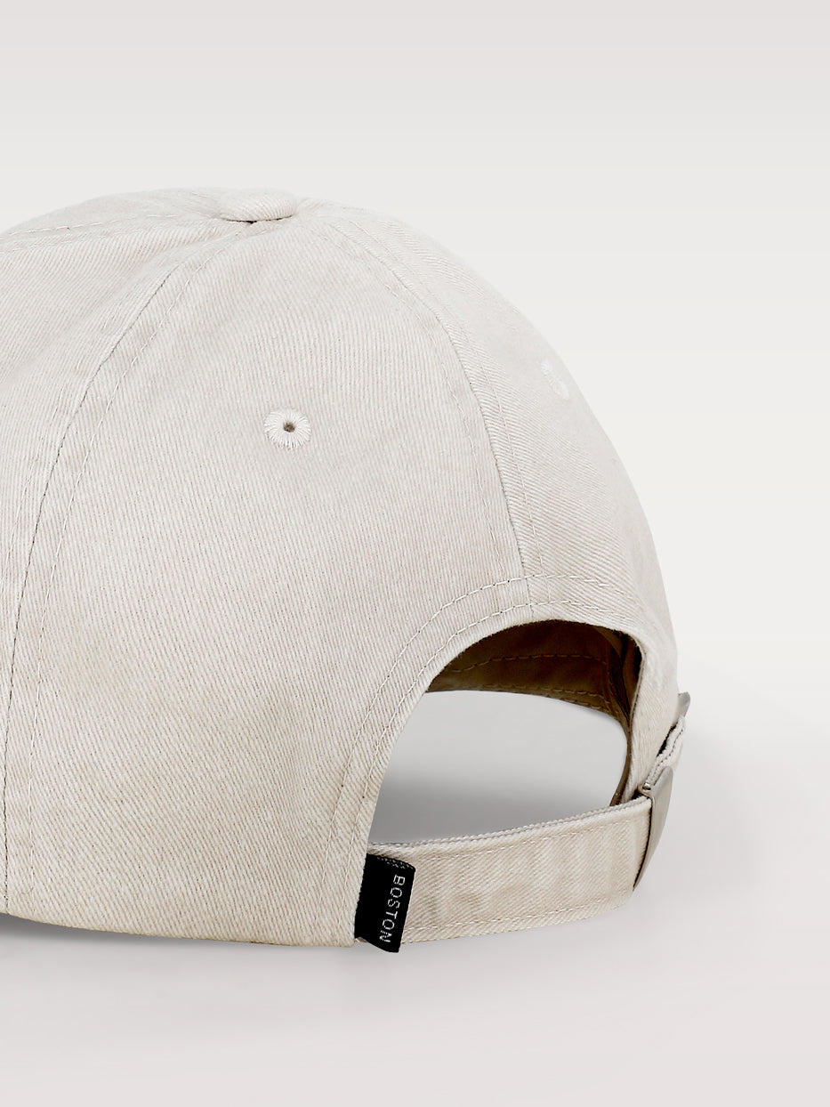 Embroidered washed cap