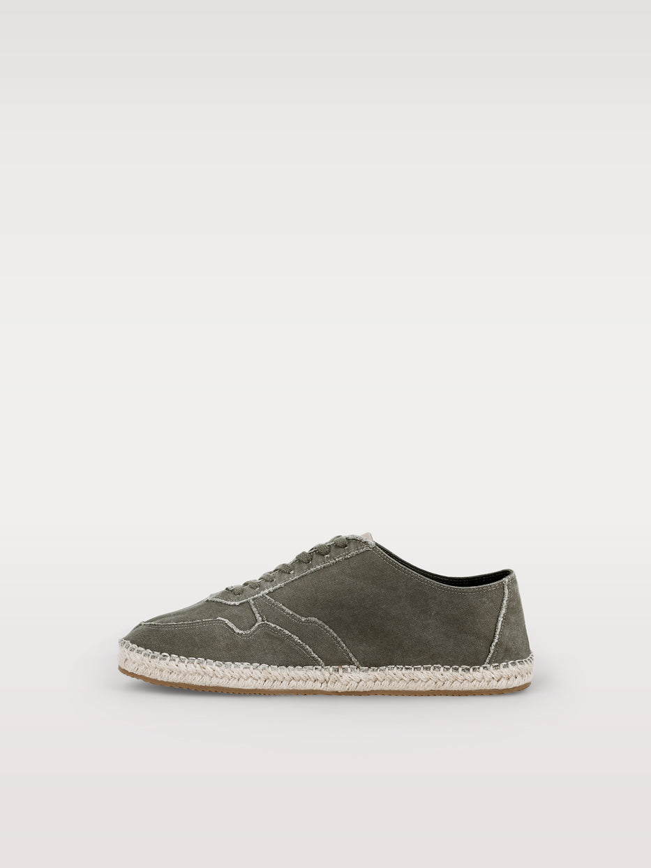 Canvas and espadrille sneakers