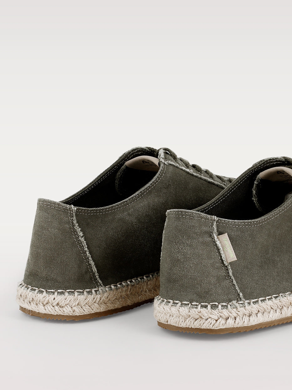Canvas and espadrille sneakers