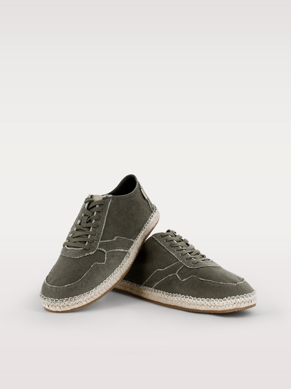 Canvas and espadrille sneakers