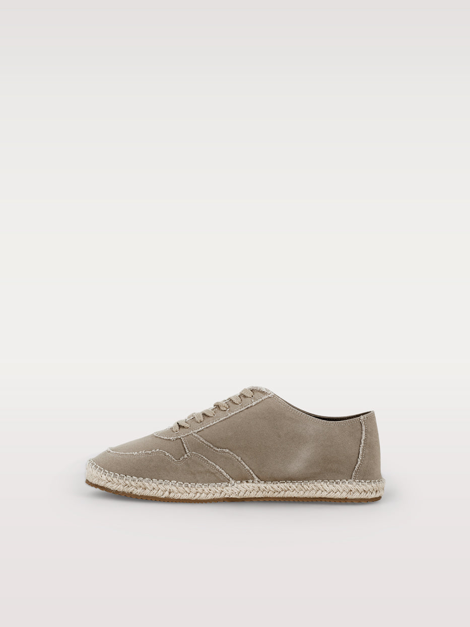 Canvas and espadrille sneakers