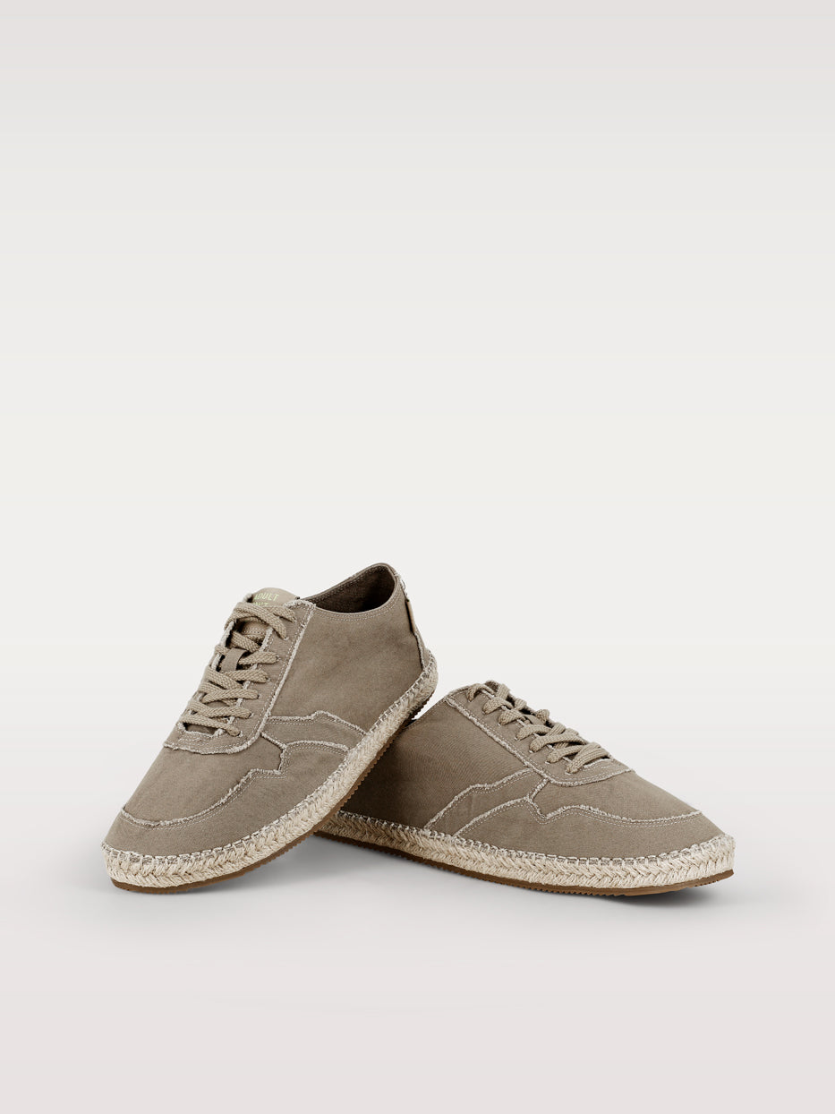 Canvas and espadrille sneakers