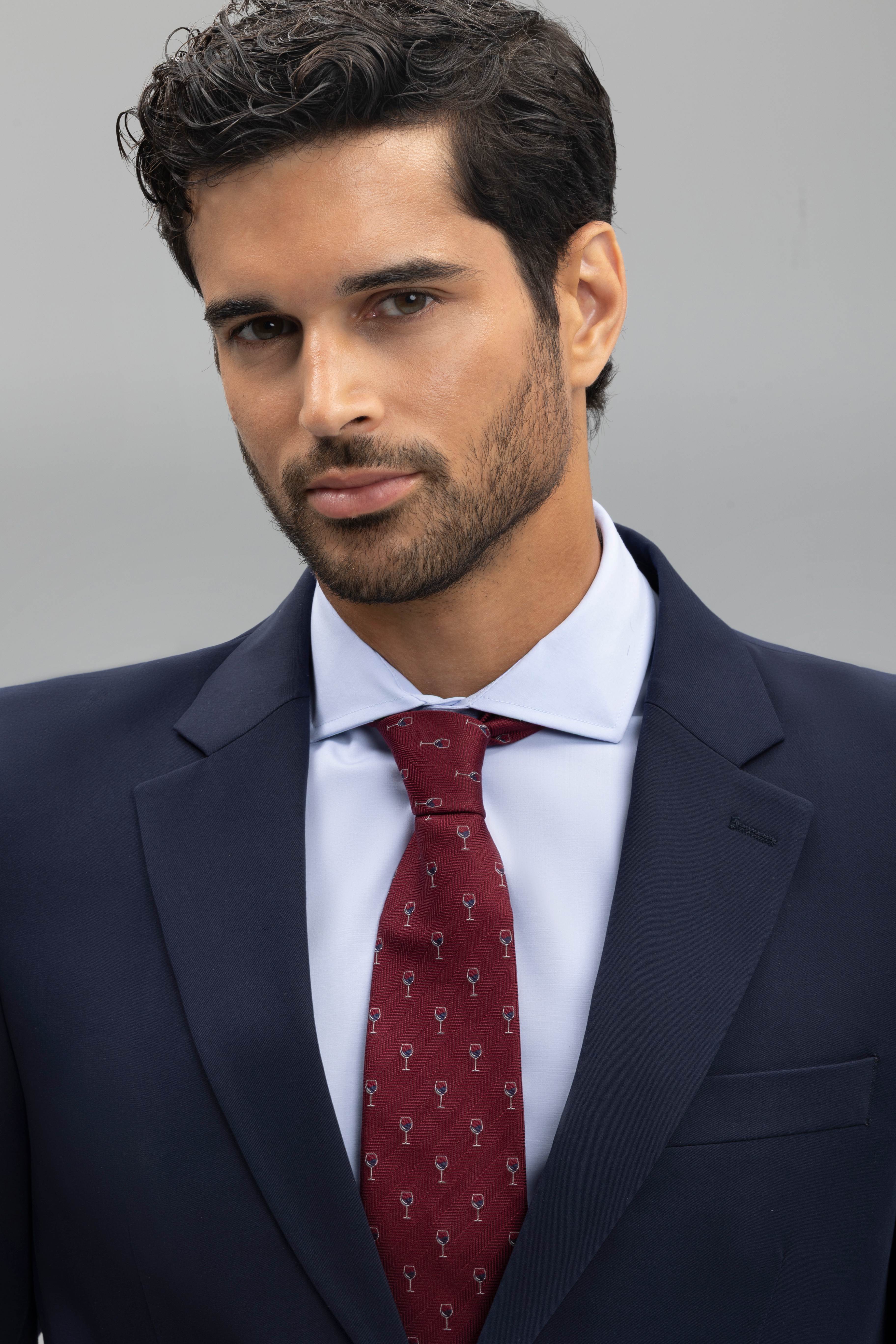 Americana traje slim fit liso