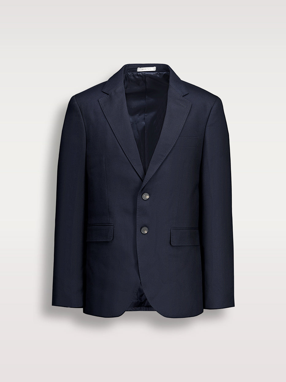 Americana traje slim fit falso liso