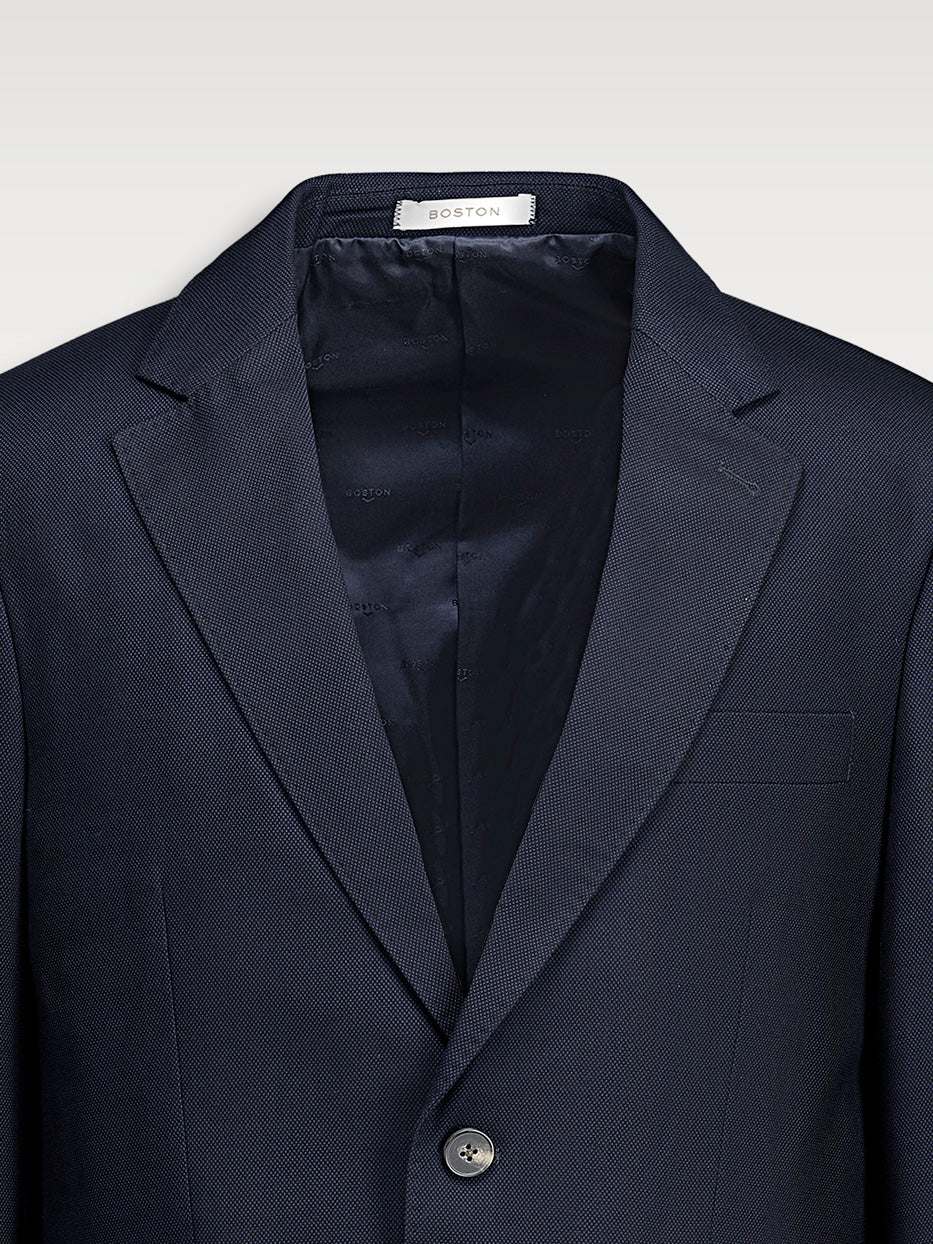 Americana traje slim fit falso liso