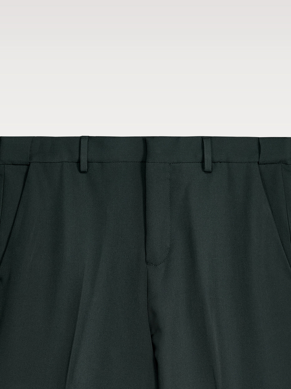 Pantalón traje slim fit liso