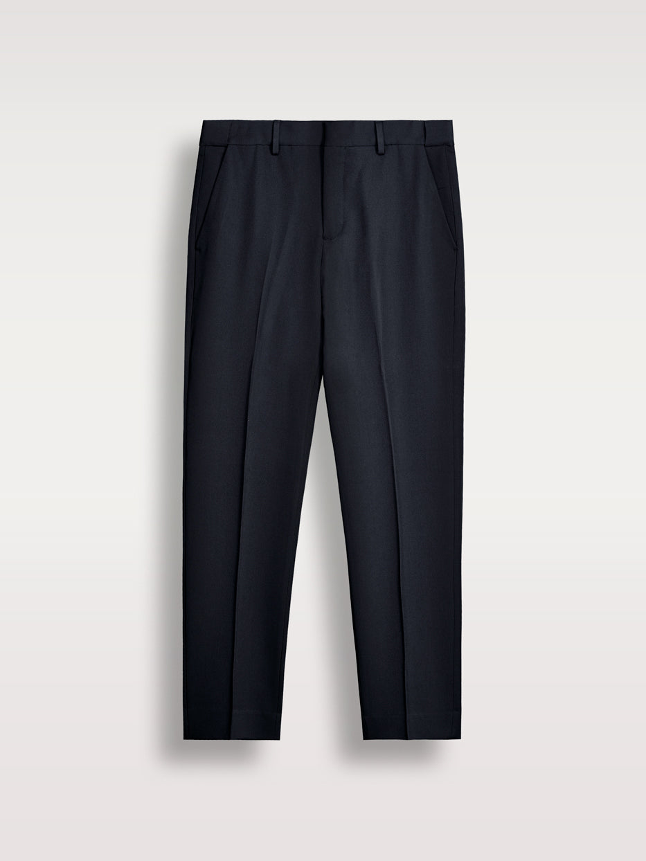 Pantalón traje slim fit liso
