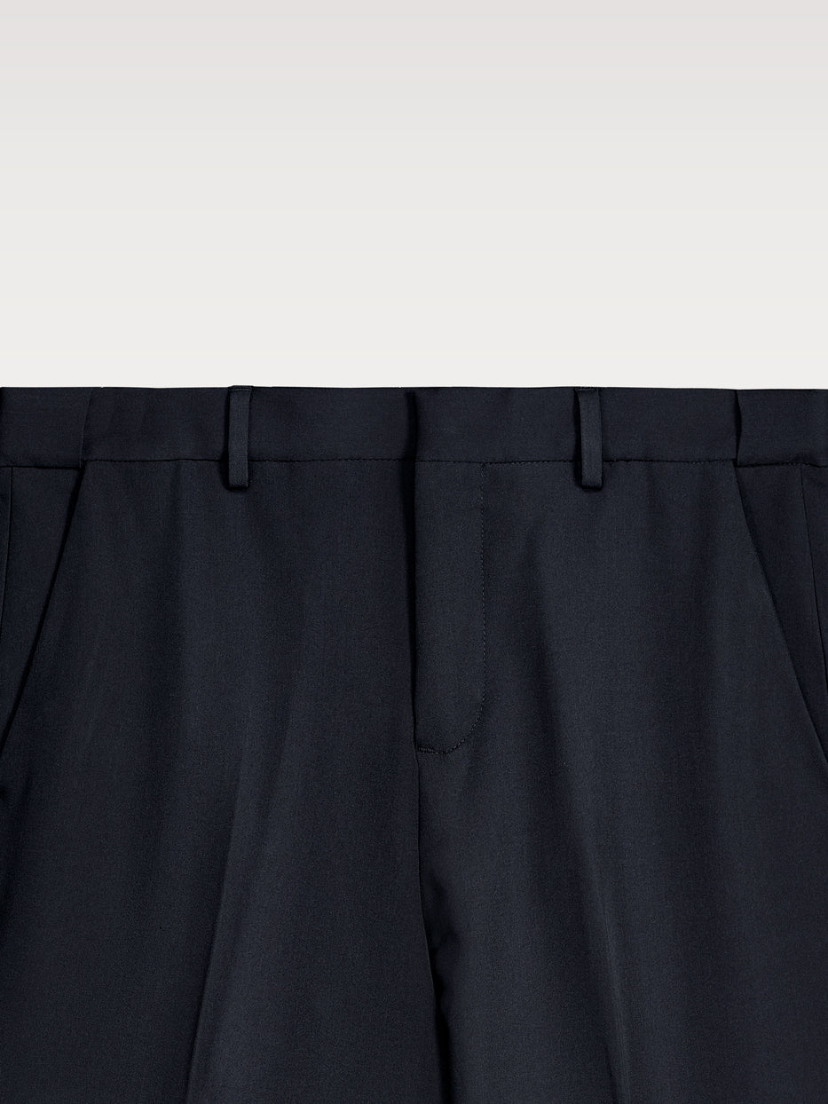Pantalón traje slim fit liso