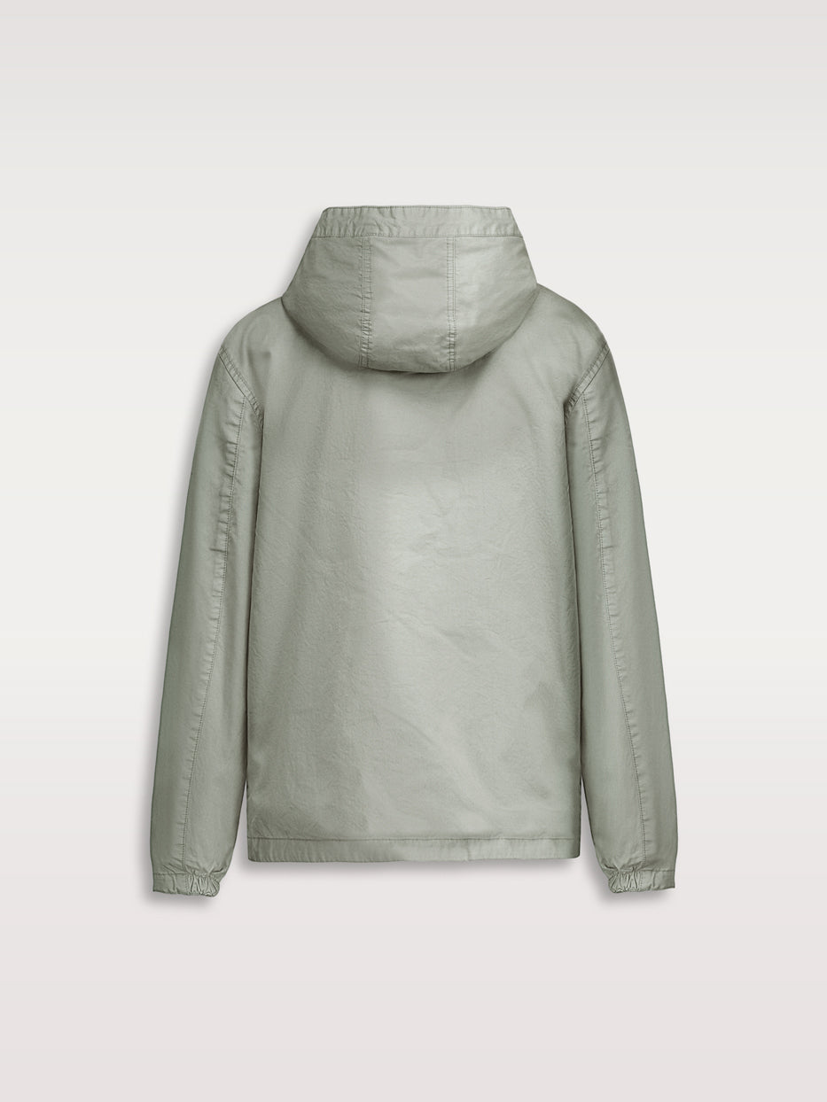 Worker jacket with hood