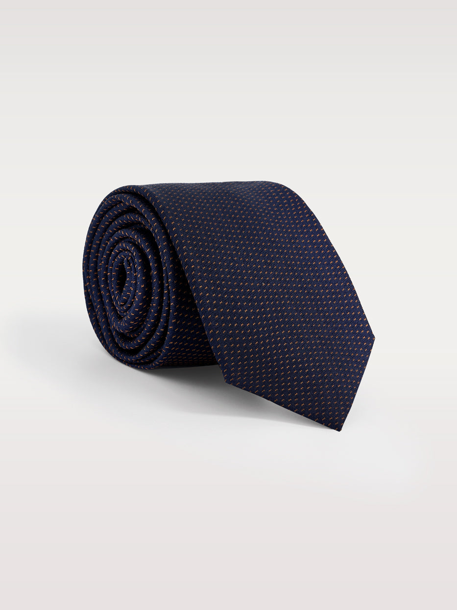 Corbata 100% seda falso liso