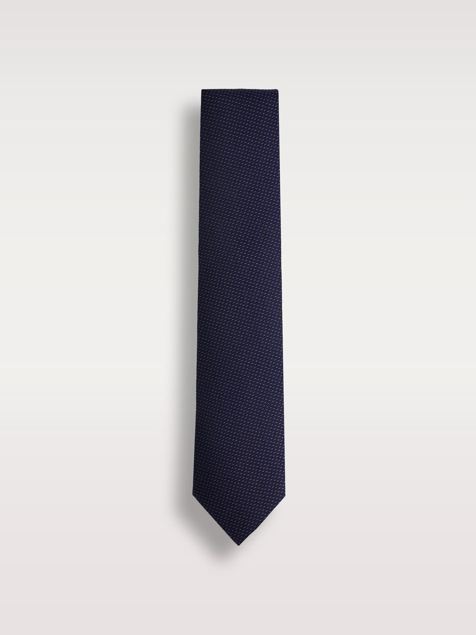 Corbata 100% seda falso liso