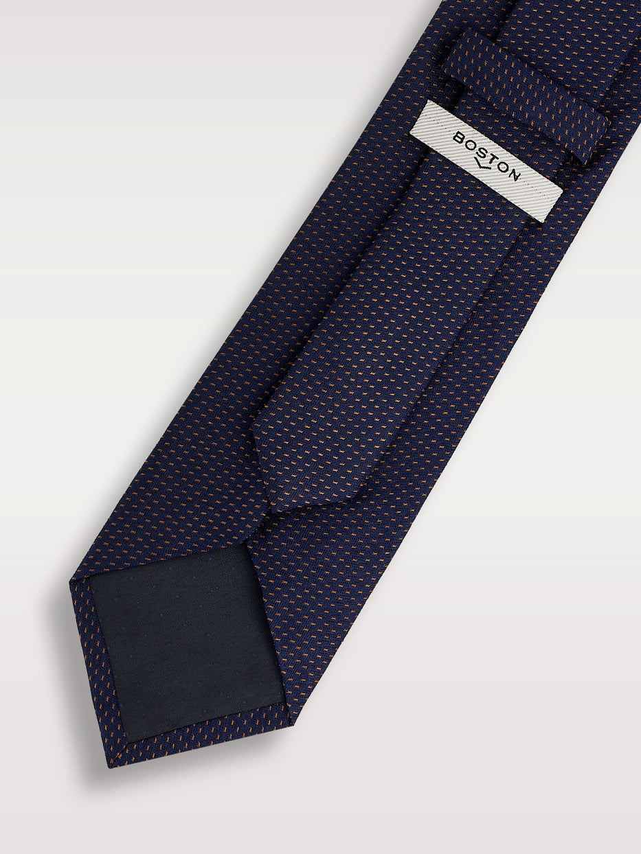 Corbata 100% seda falso liso