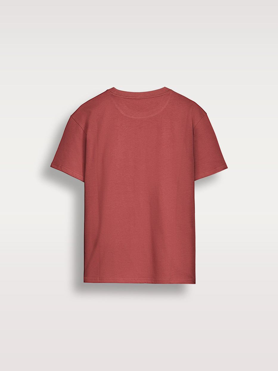 Camiseta confort logo bordado