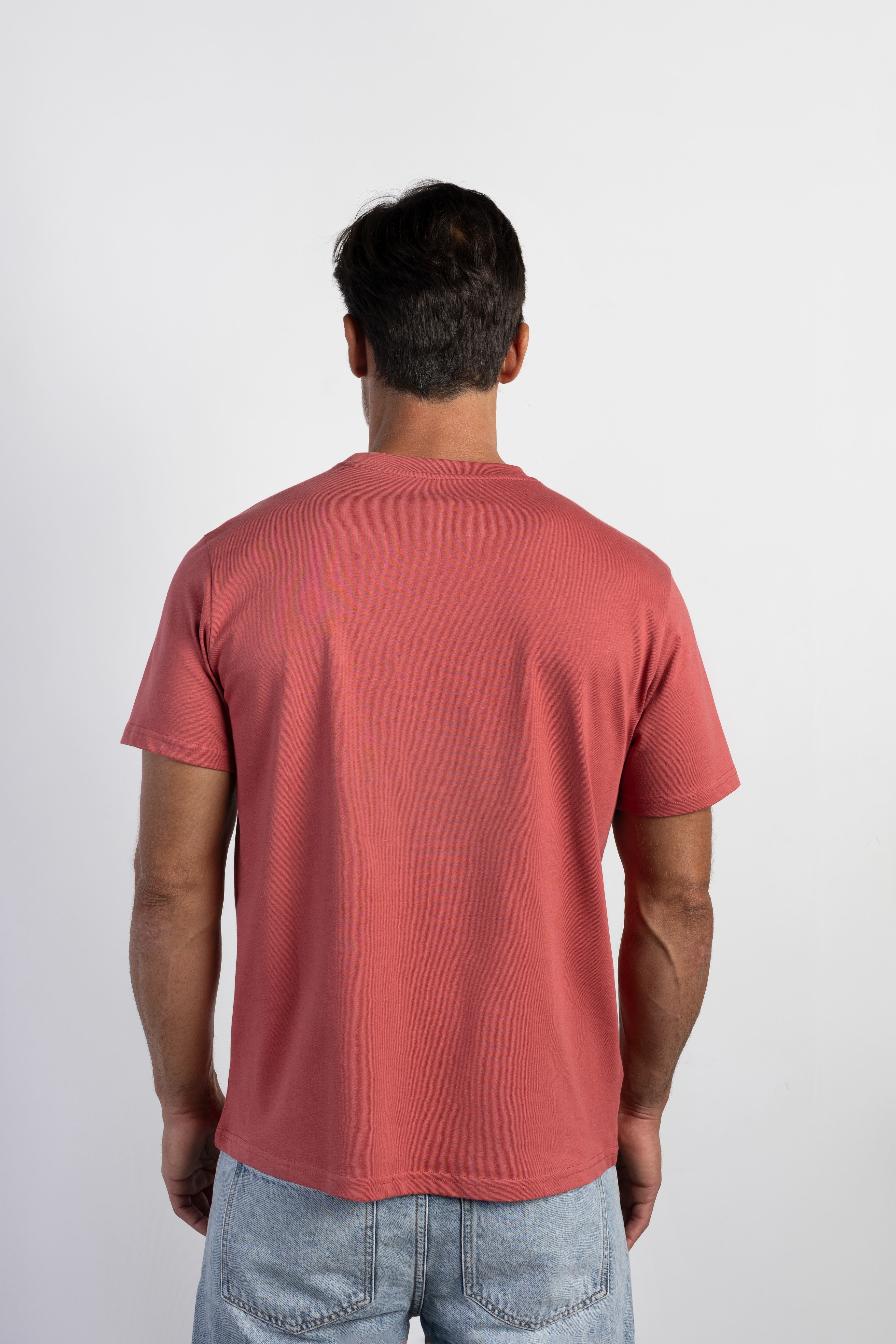 Camiseta confort logo bordado
