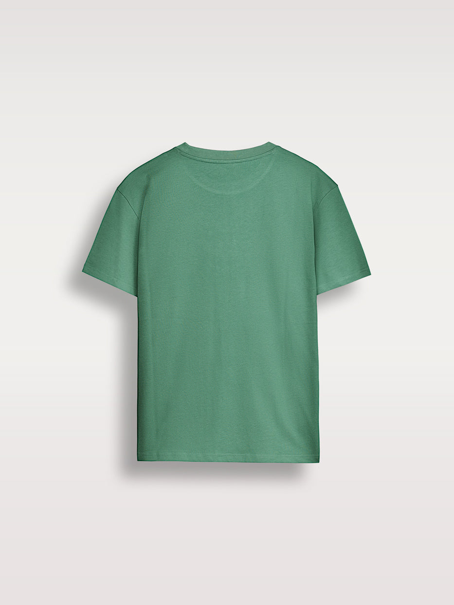 Camiseta confort logo bordado