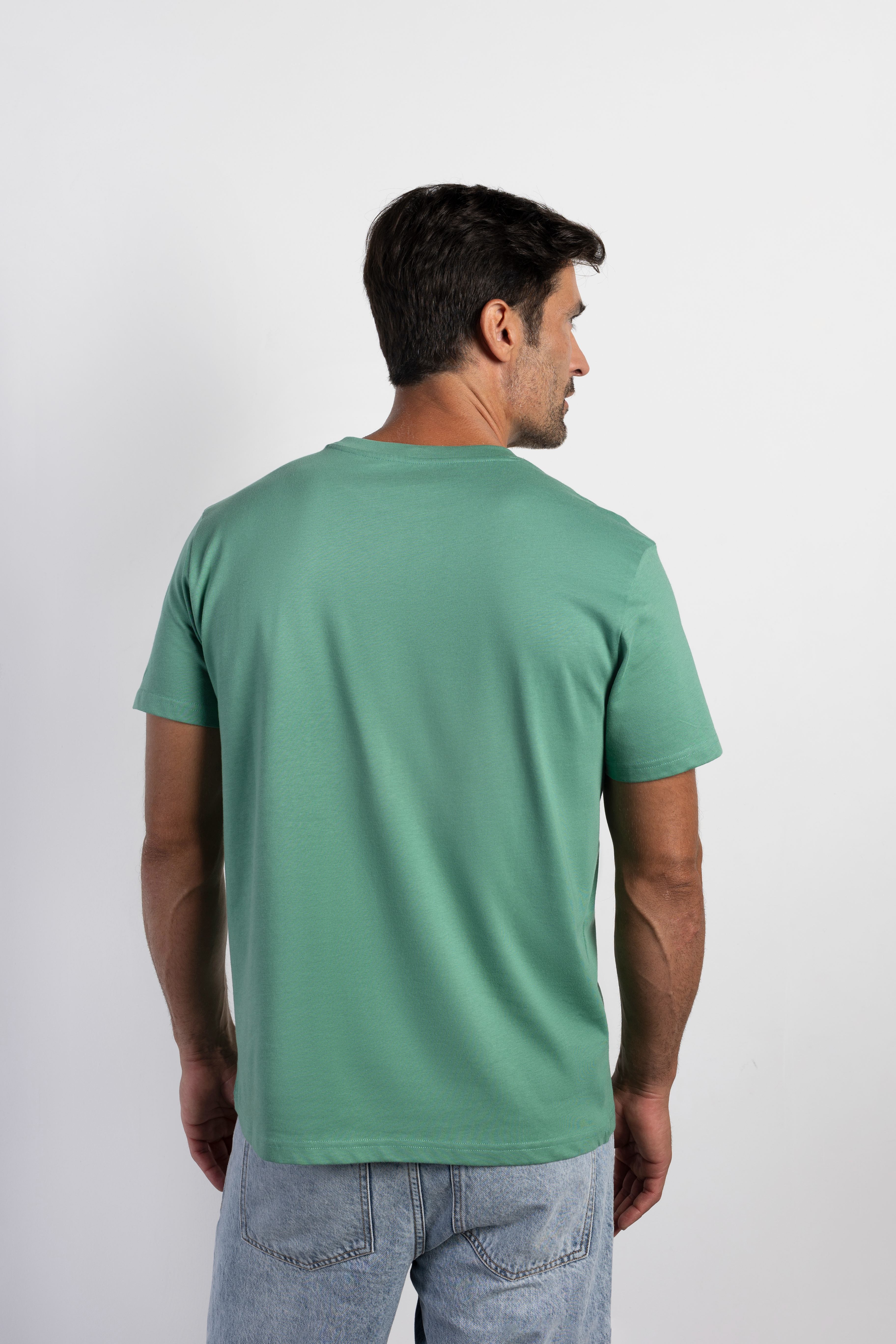 Camiseta confort logo bordado