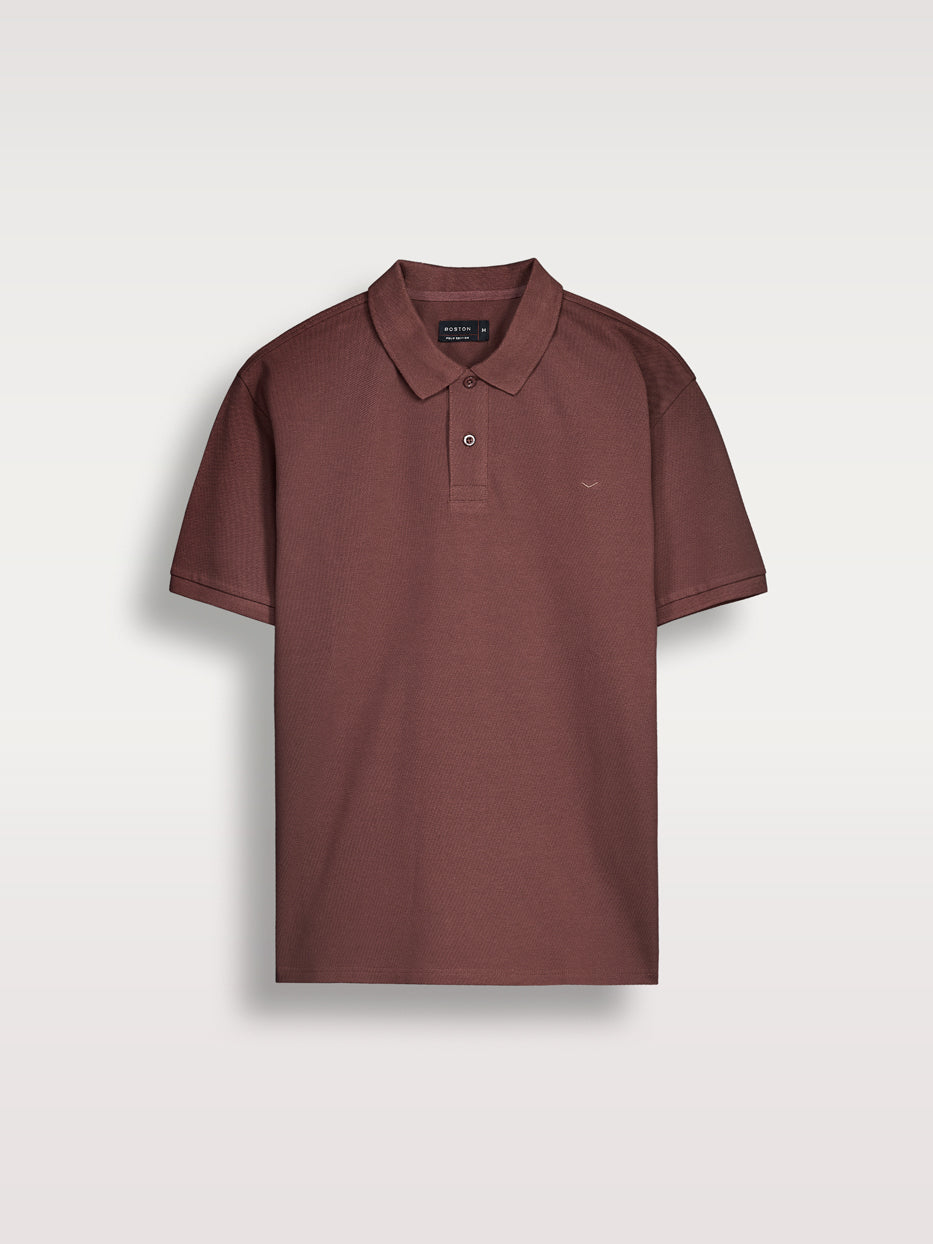 Polo algodón manga corta esencial