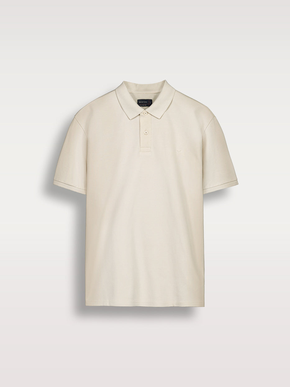 Polo algodón manga corta esencial