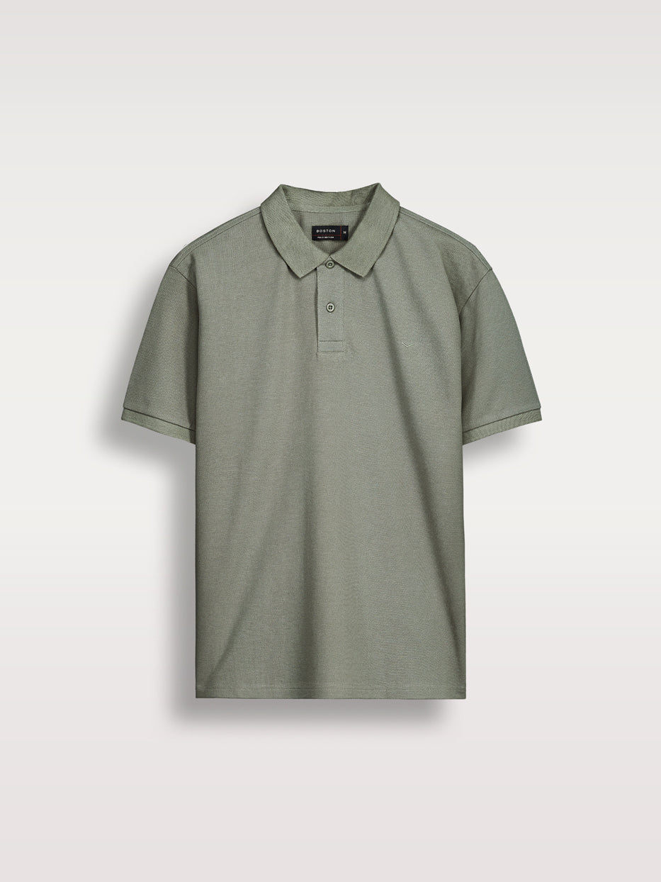 Polo algodón manga corta esencial