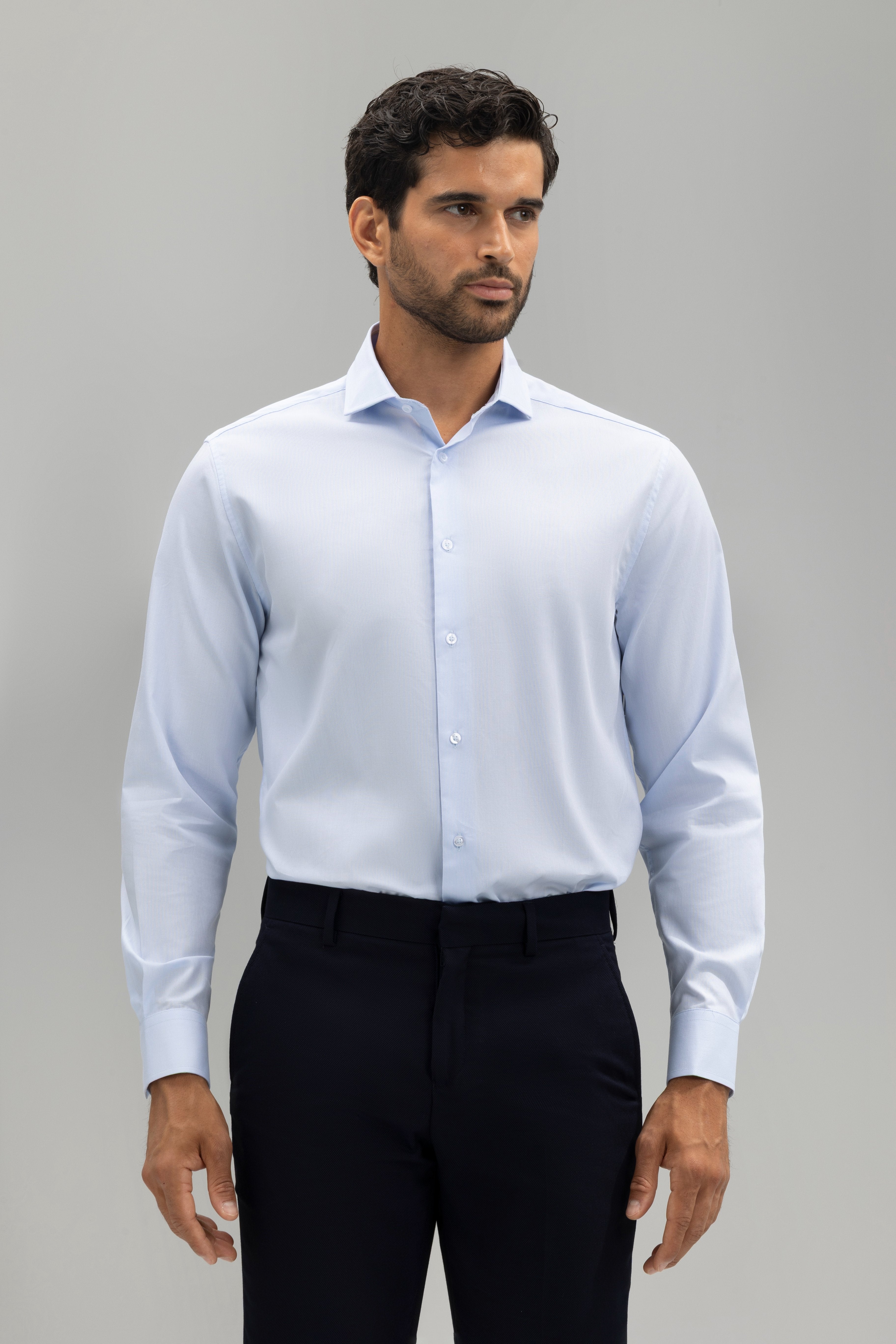 Camisa vestir regular fit estructura