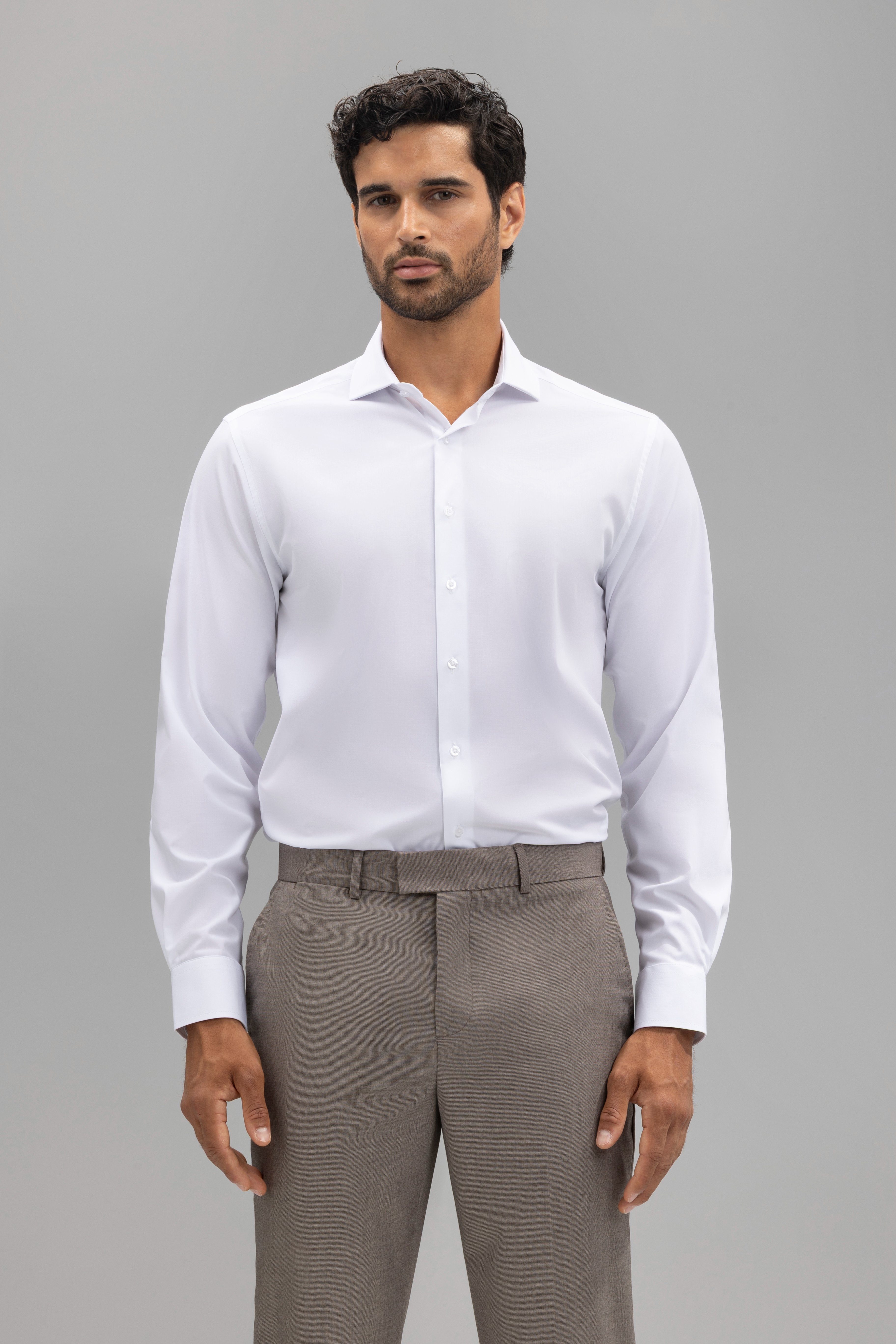Camisa vestir slim fit water repellent