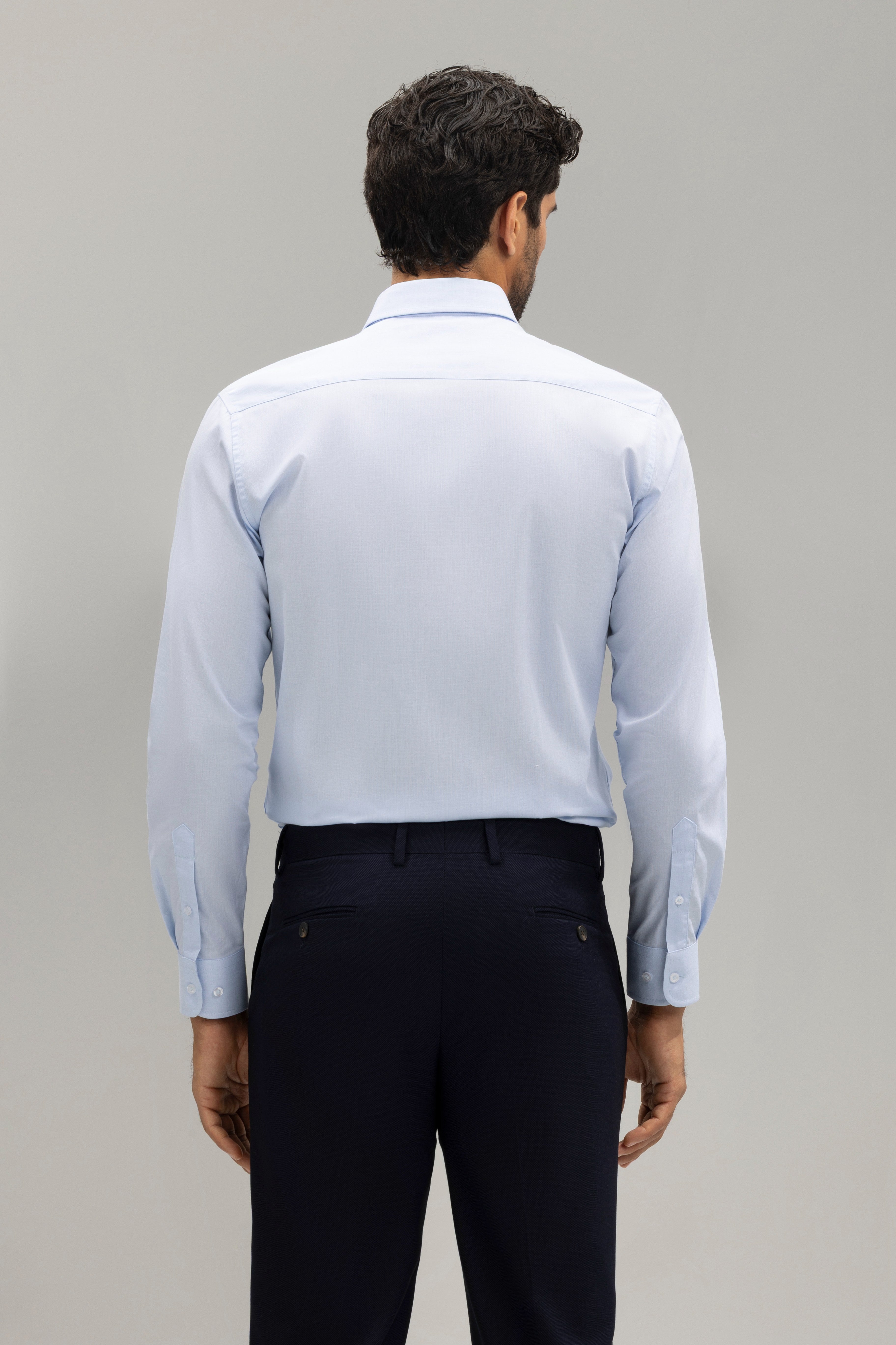 Camisa vestir slim fit estructura